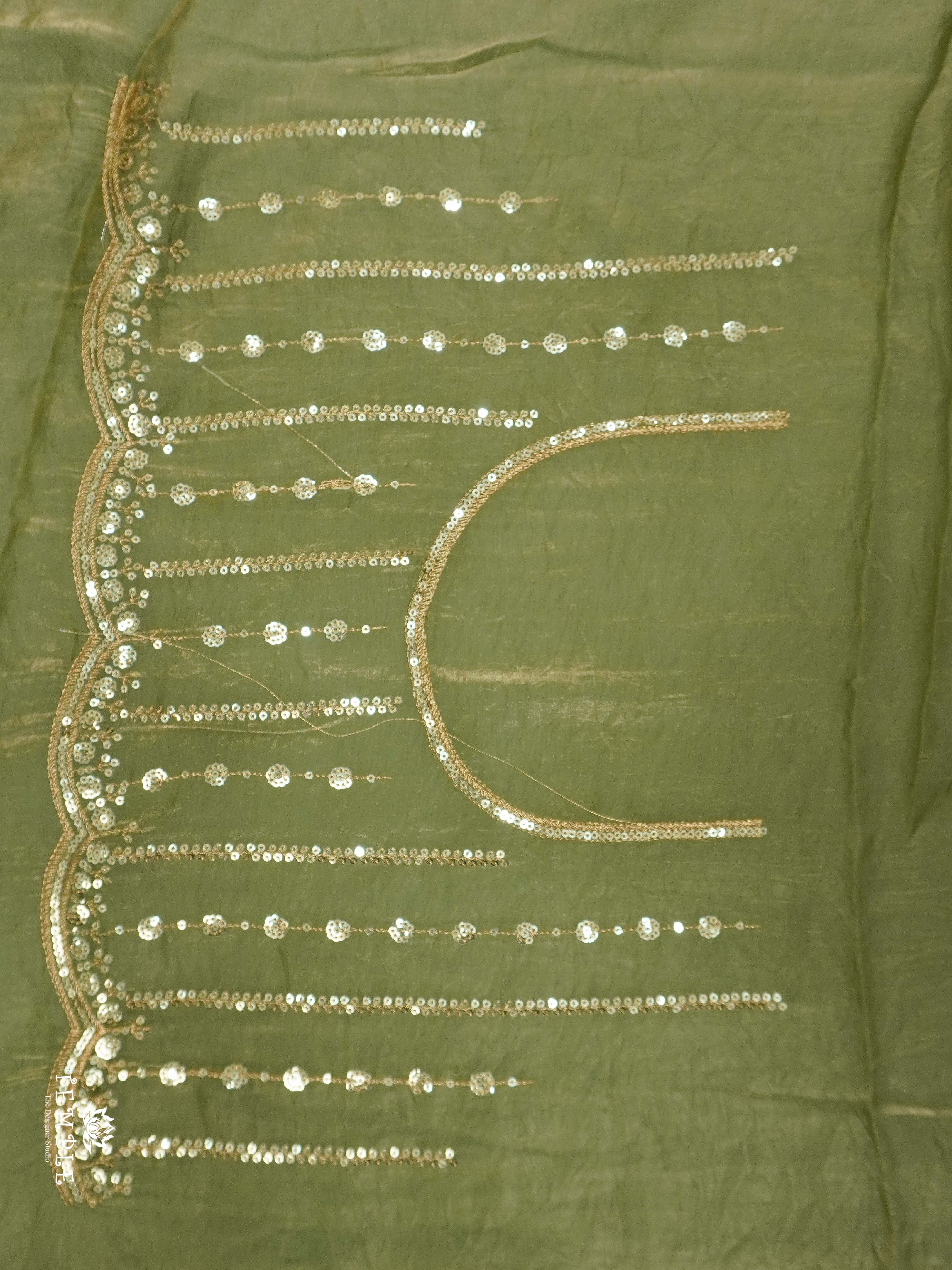 Designer Saree With Zari Embroidery Work | TTDS2562