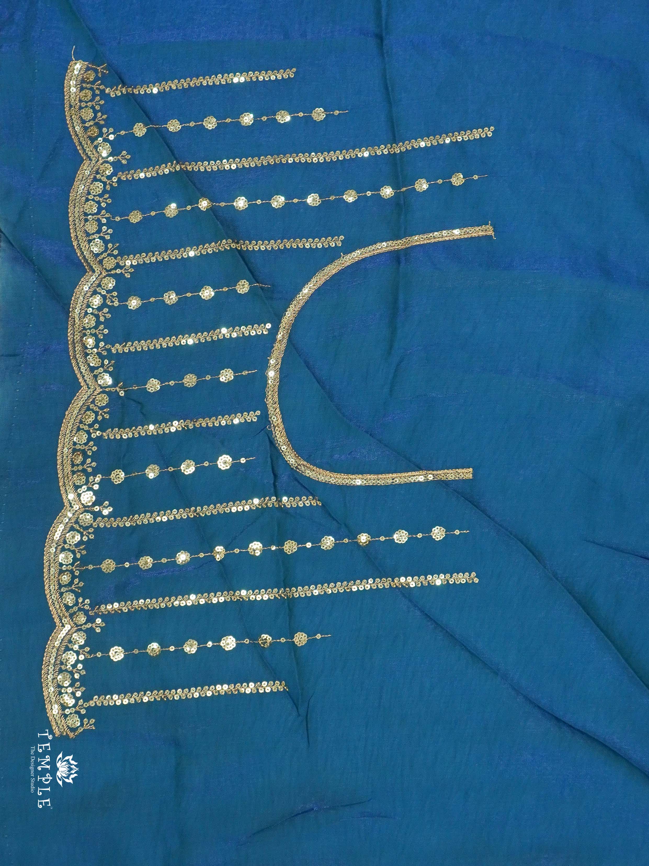 Designer Saree With Zari Embroidery Work | TTDS2562