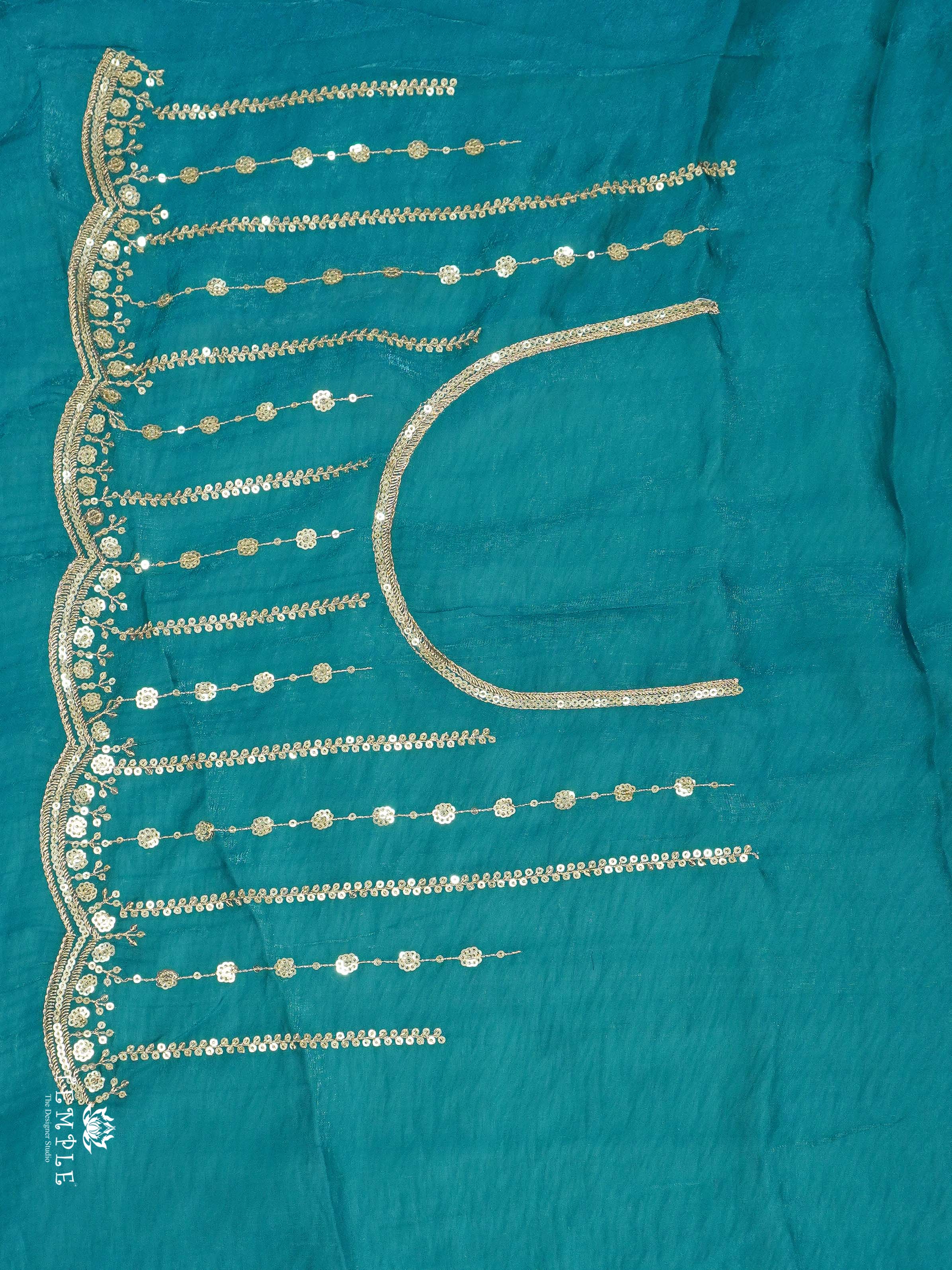 Designer Saree With Zari Embroidery Work | TTDS2562