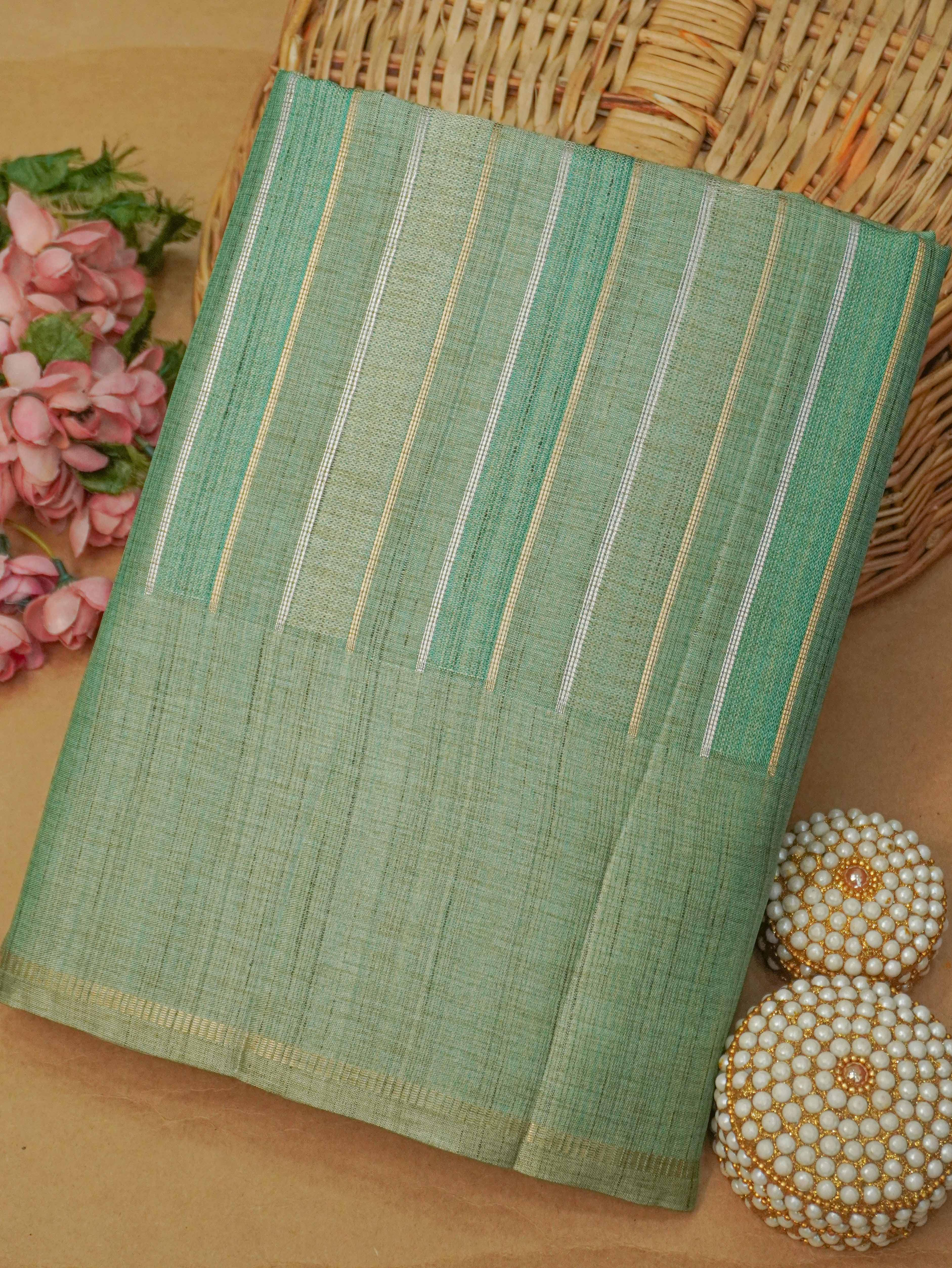 Handloom Matka Silk Saree | TTDS3329