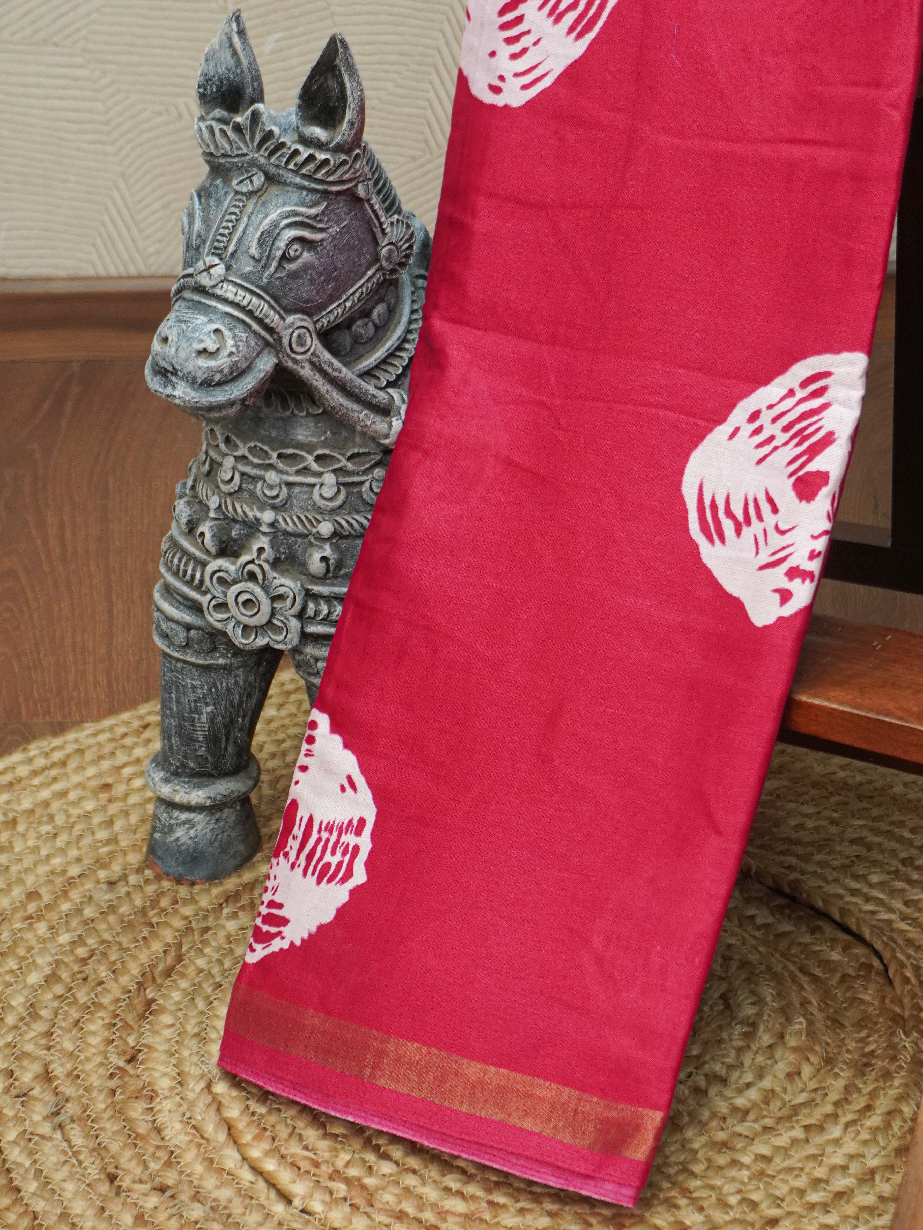 Chanderi Silk Saree | TTDS3498
