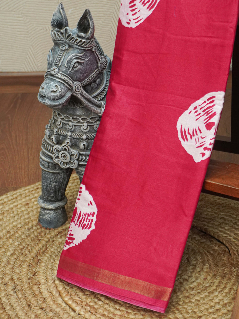 Chanderi Silk Saree | TTDS3498