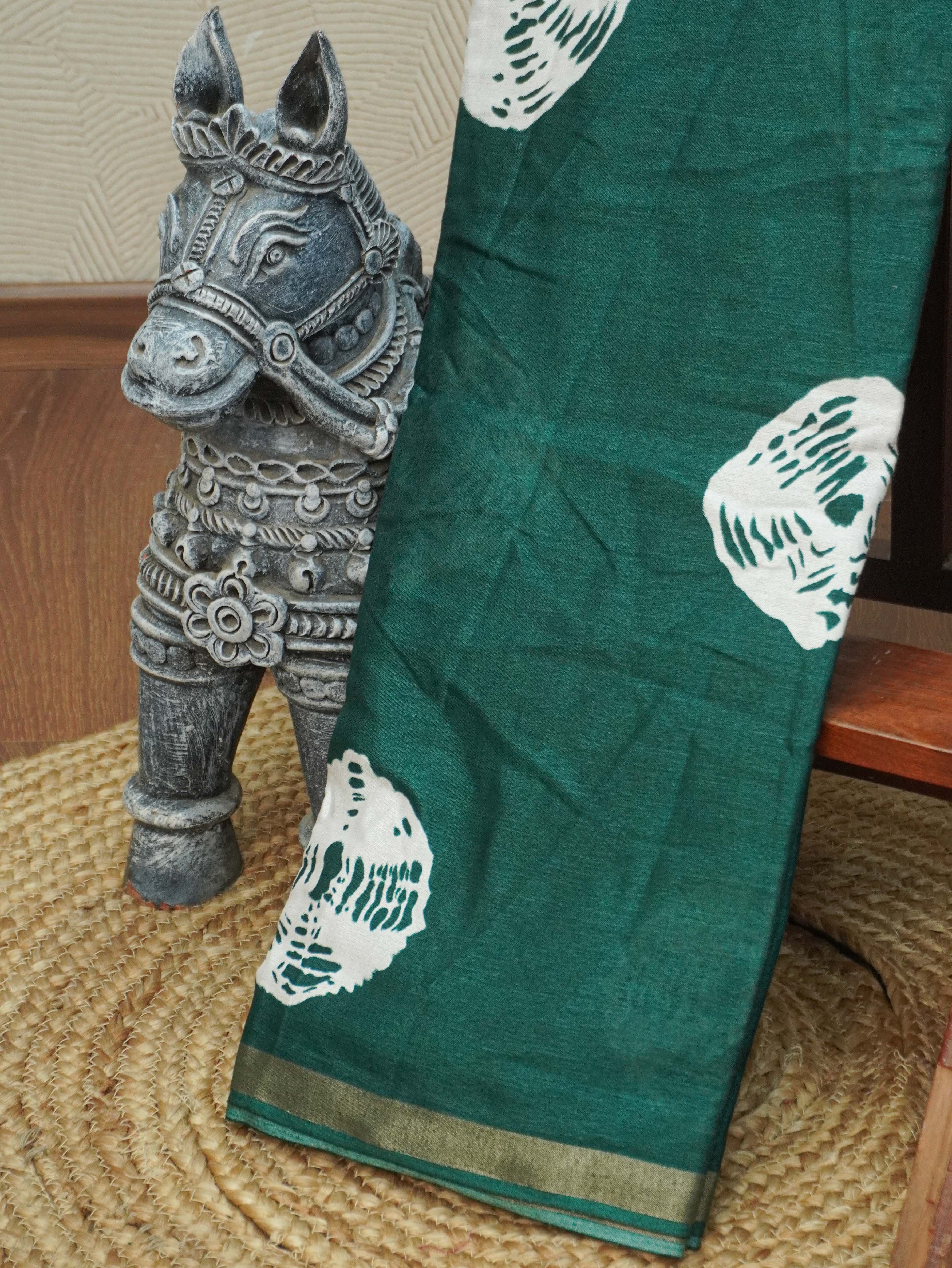 Chanderi Silk Saree | TTDS3498
