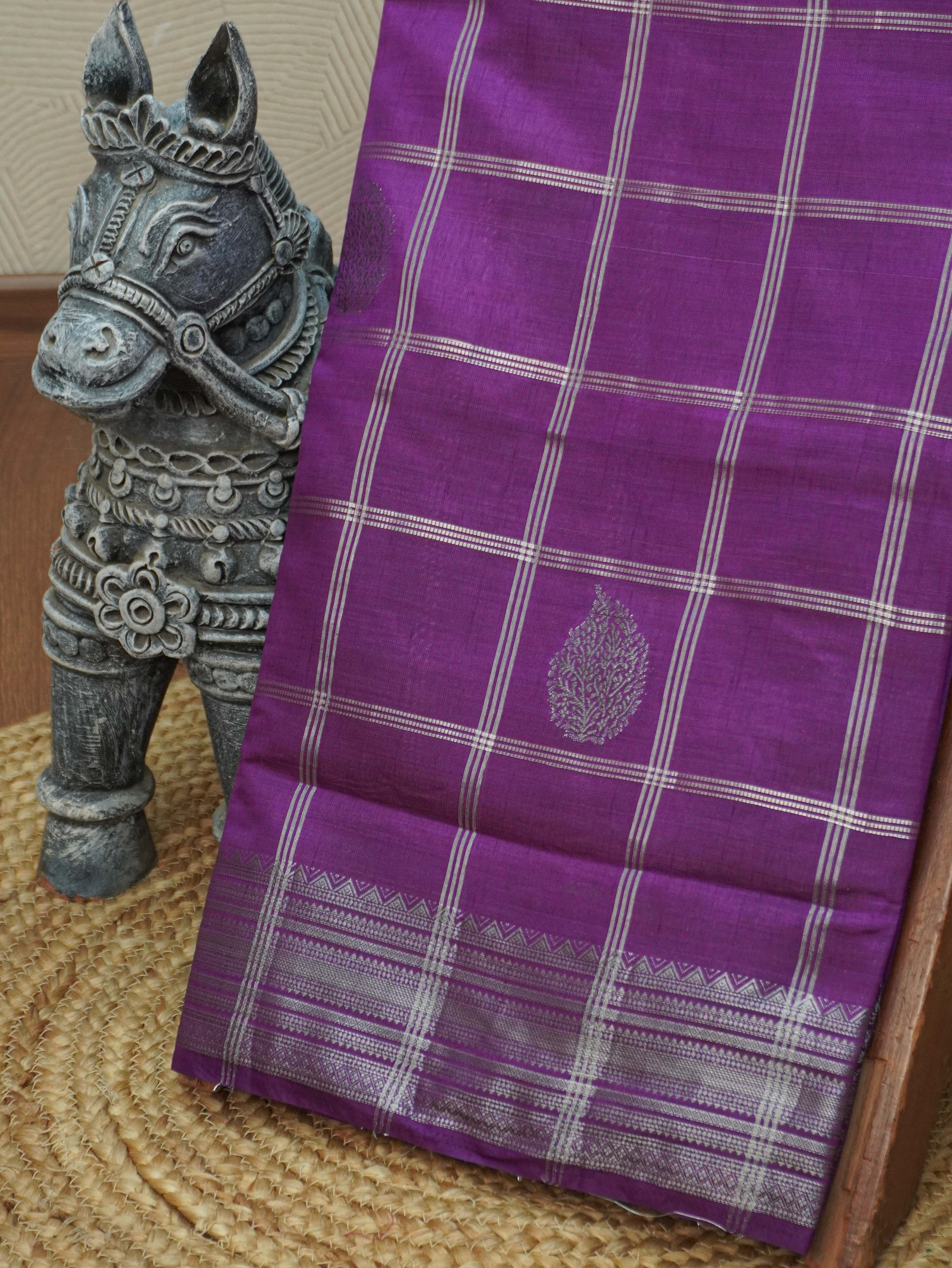 Semi Tussar Silk Saree | TTDS3363