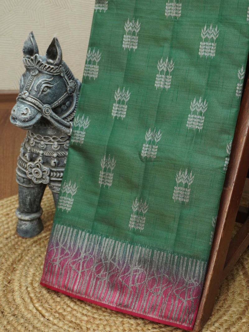 Semi Tussar Saree | TTDS3504