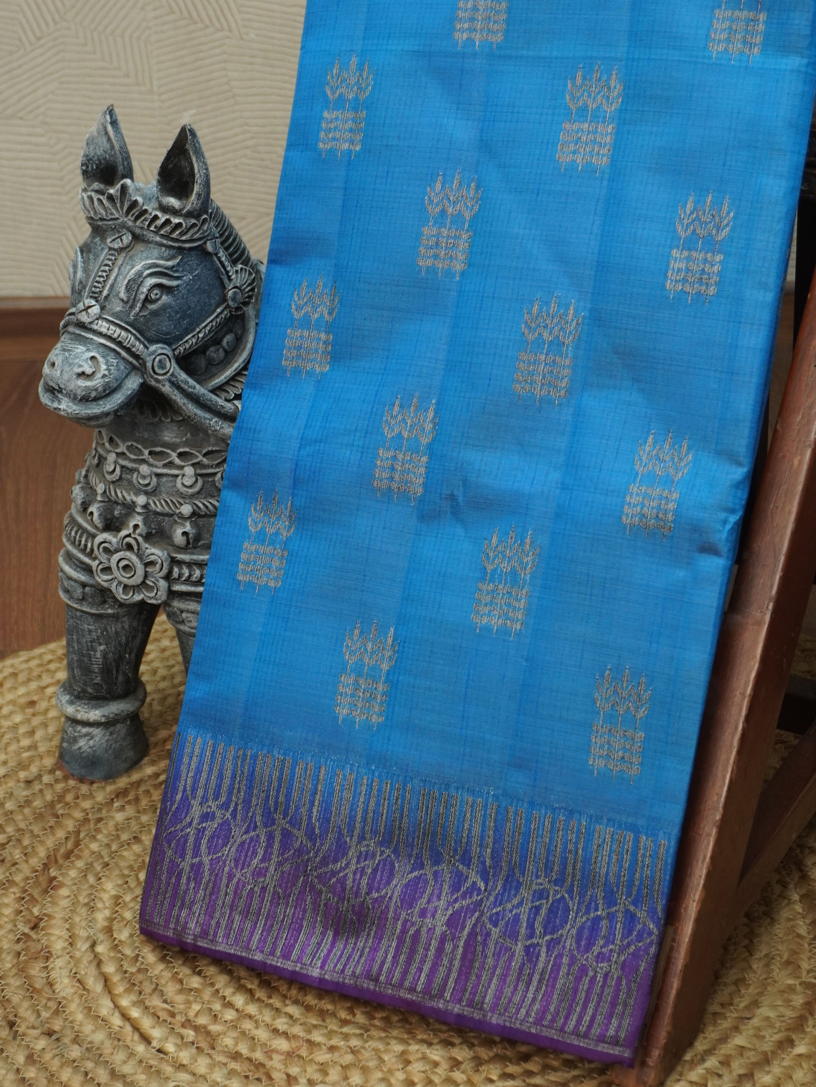 Semi Tussar Saree | TTDS3504