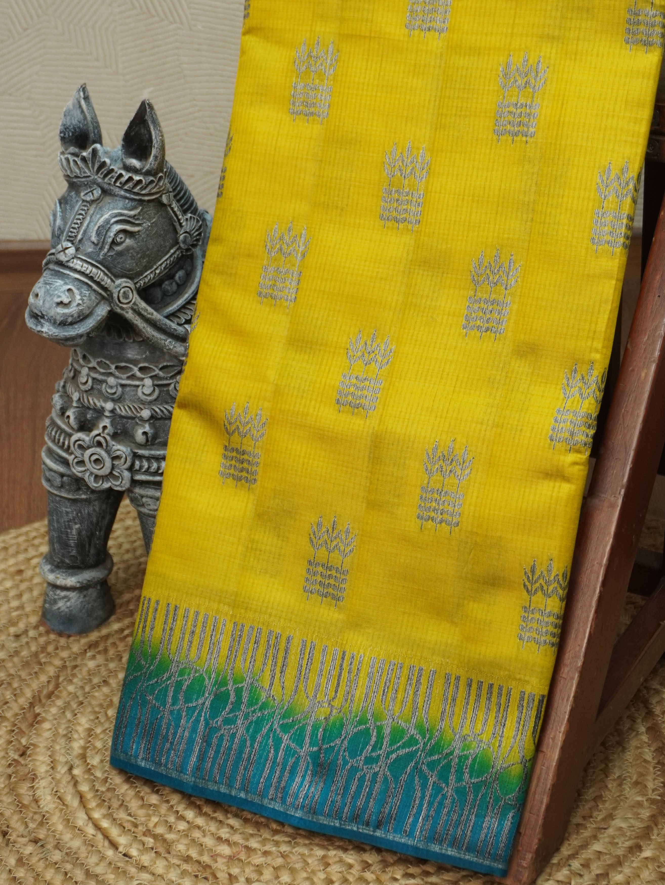 Semi Tussar Saree | TTDS3504