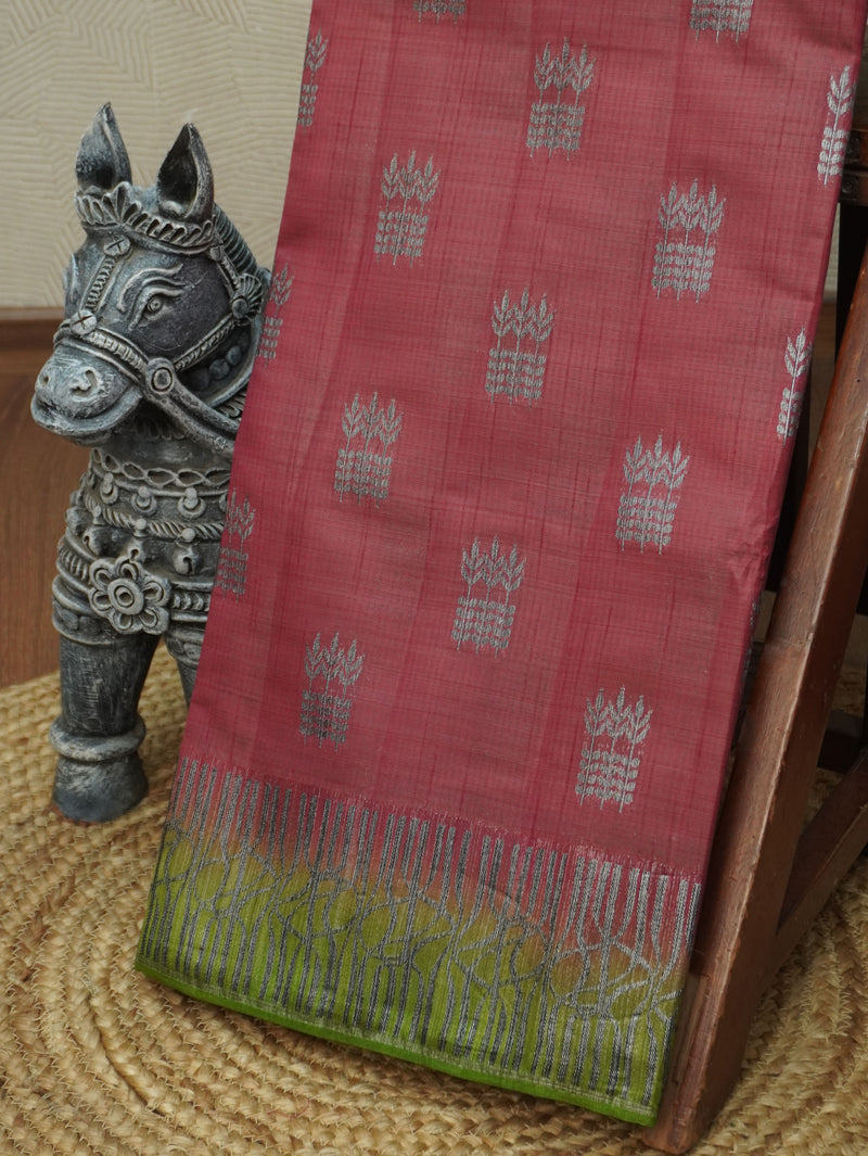Semi Tussar Saree | TTDS3504