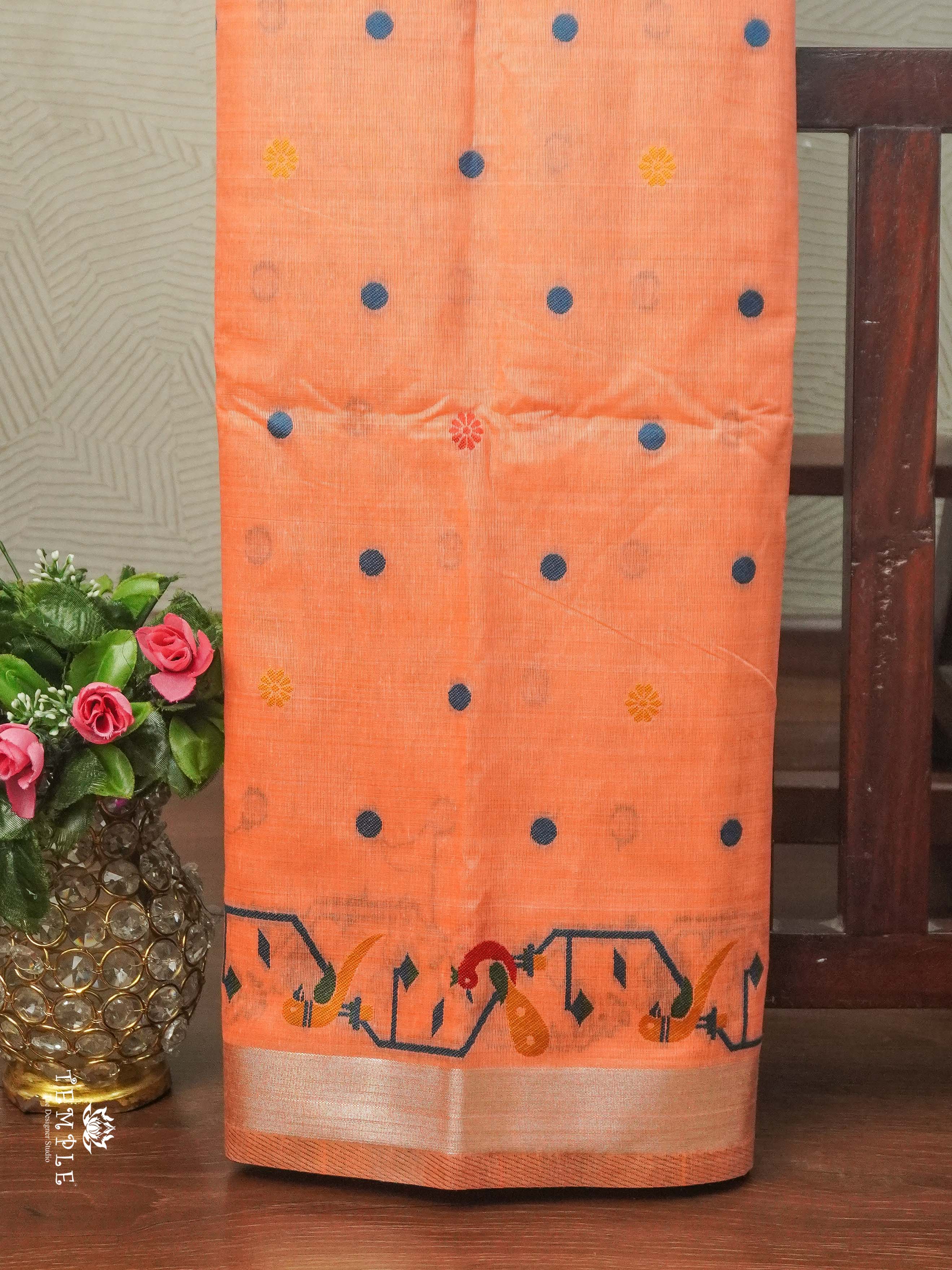 Ghicha Cotton Saree | TTDS2589