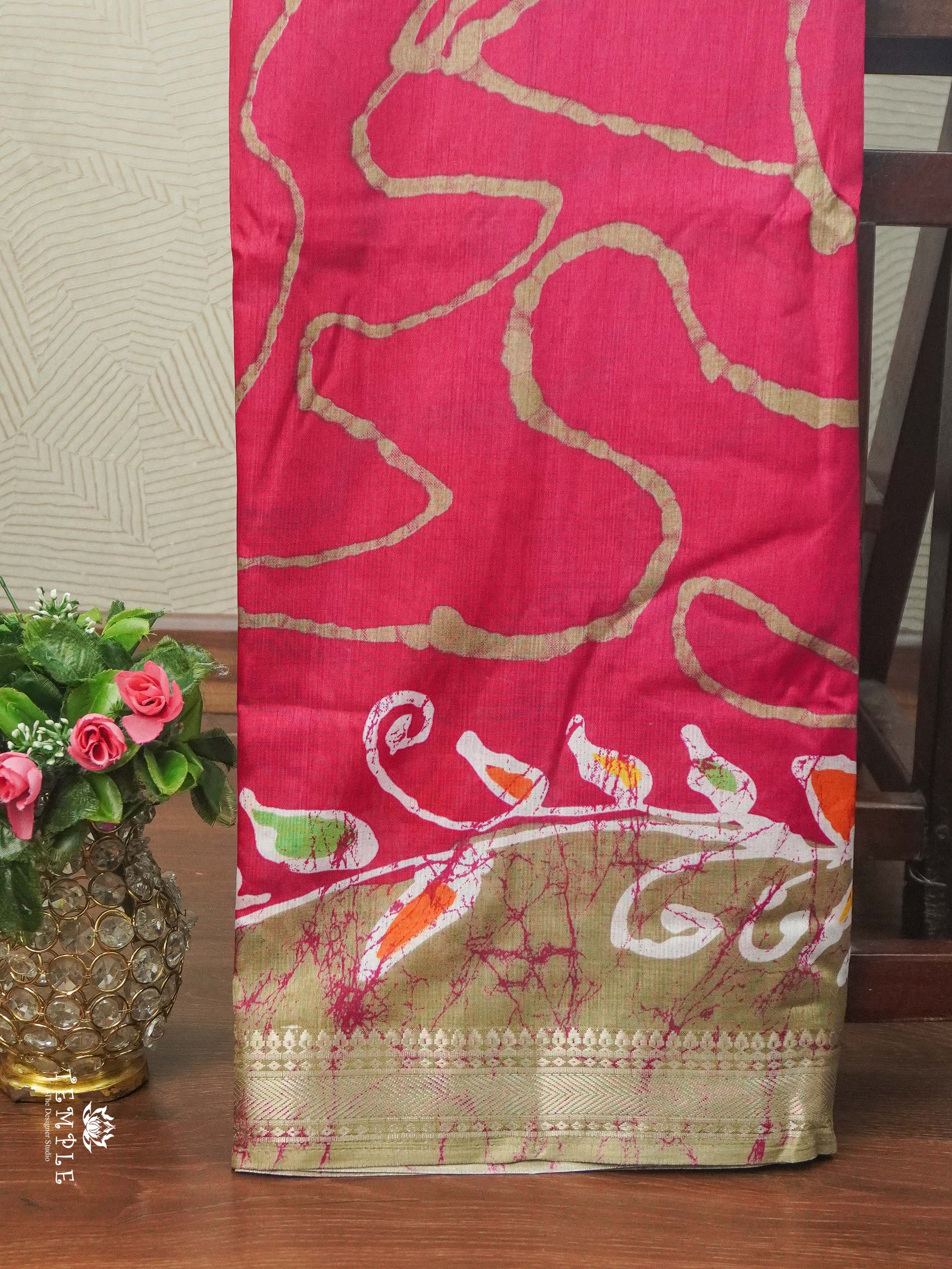 Chanderi Cotton Saree | TTDS2590