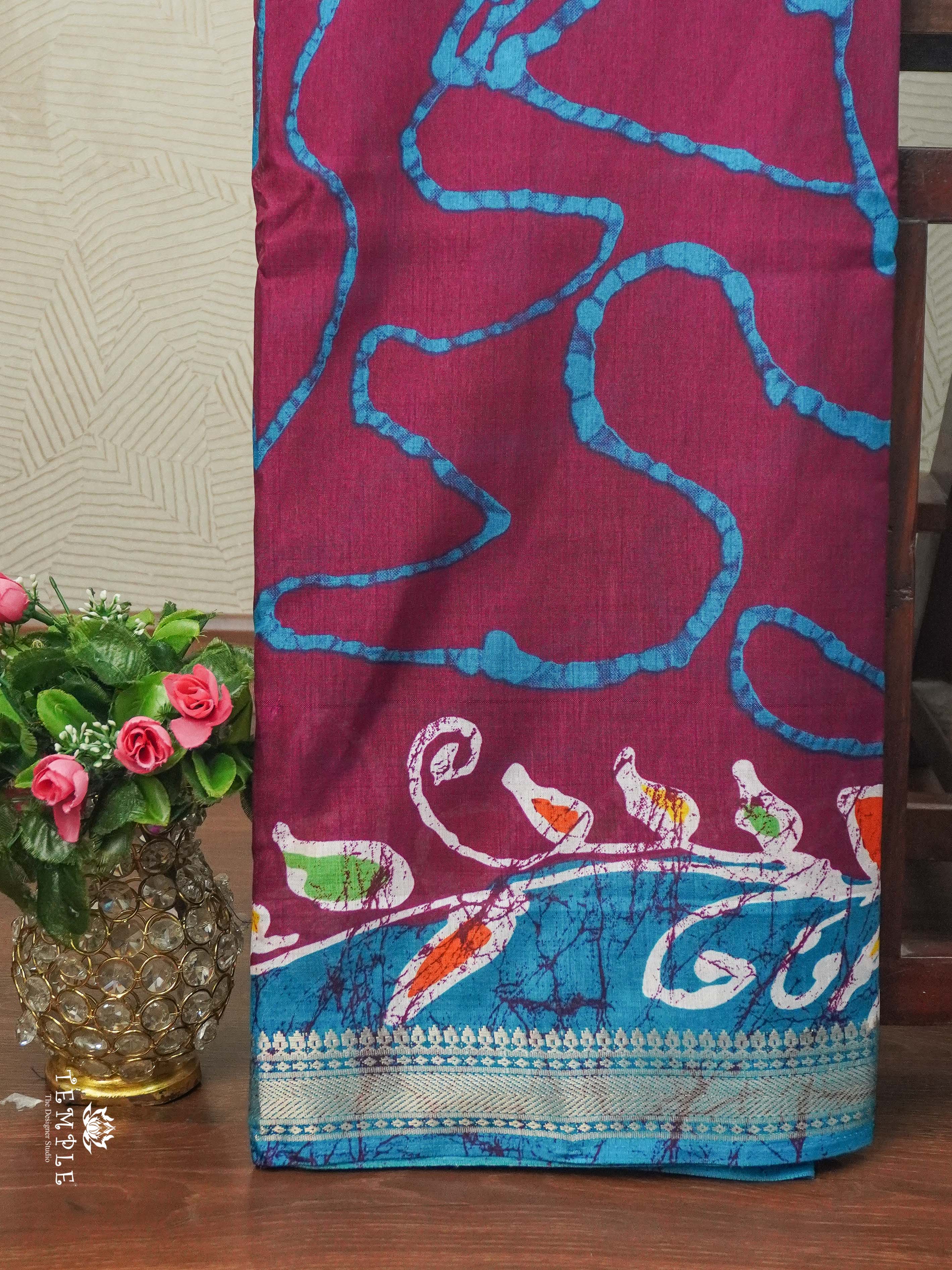 Chanderi Cotton Saree | TTDS2590