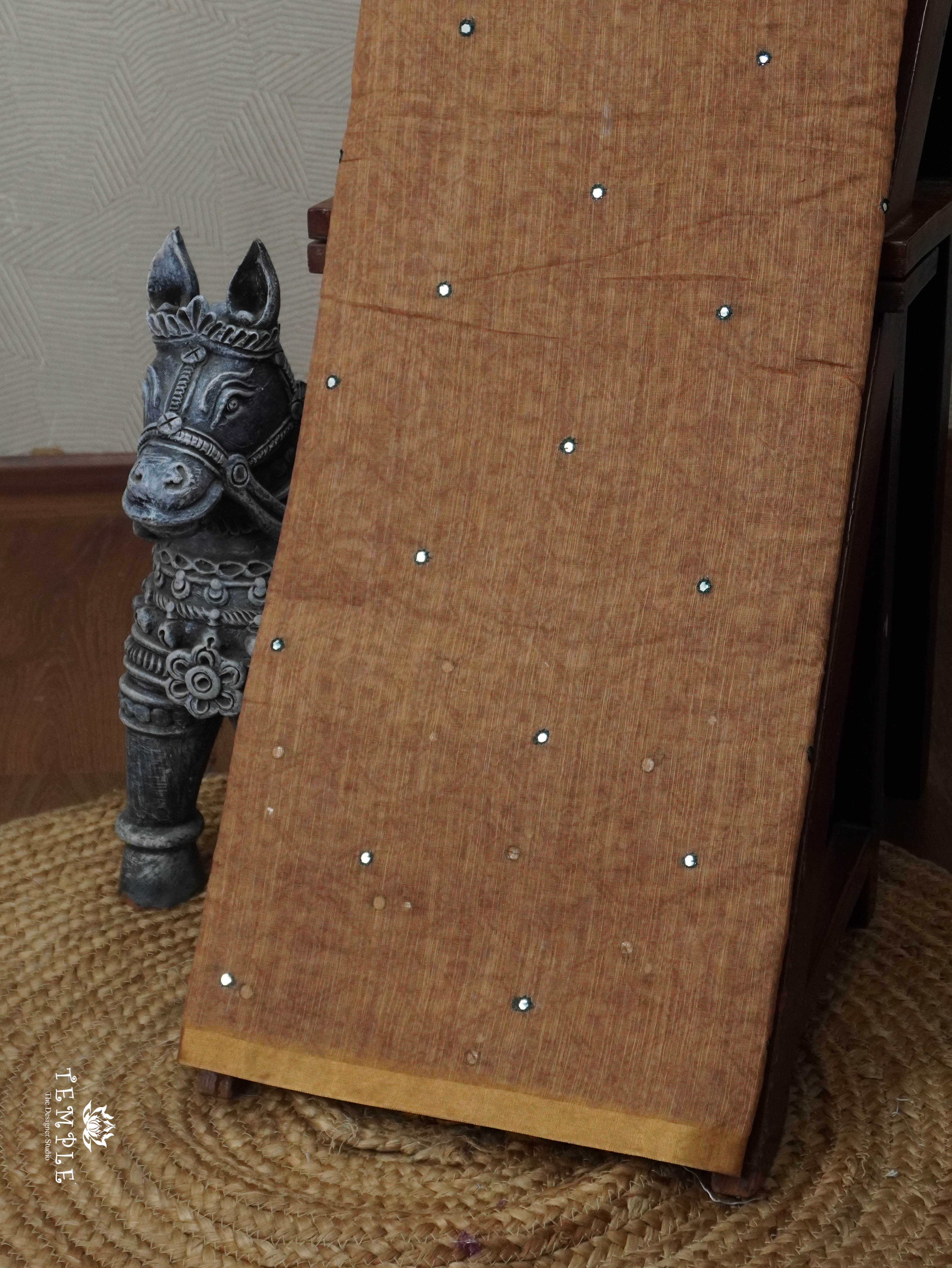 Linen Cotton Saree | TTDS3065