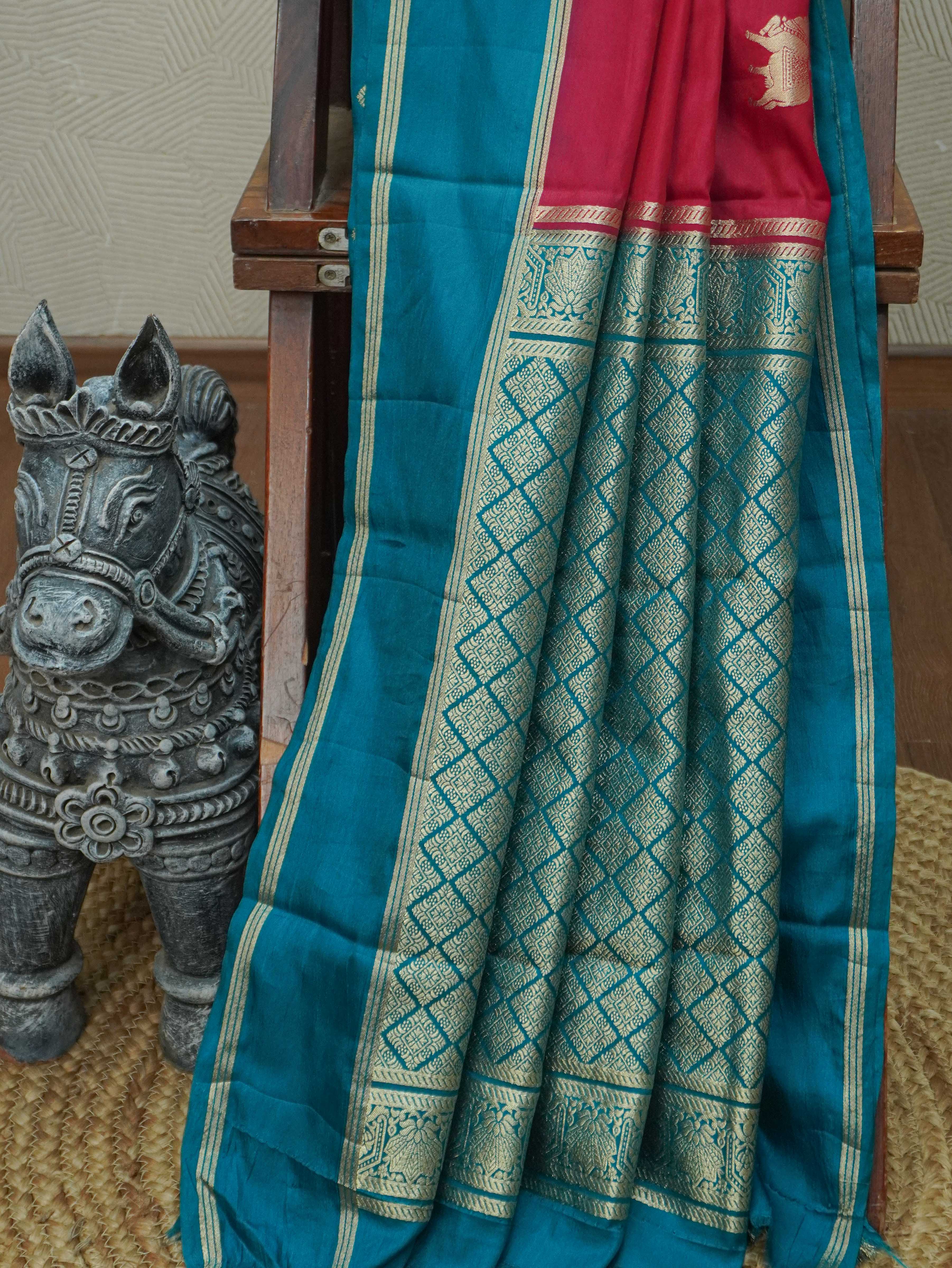 Gaji Silk Saree | TTDS3487