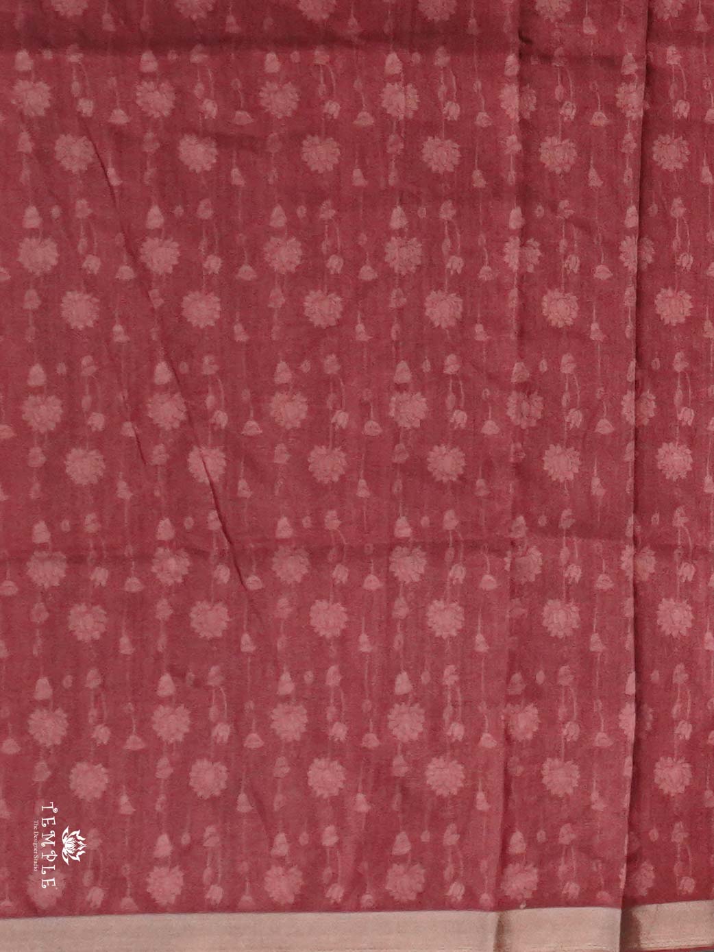 Mughal Printed Cotton Saree | TTDS2587