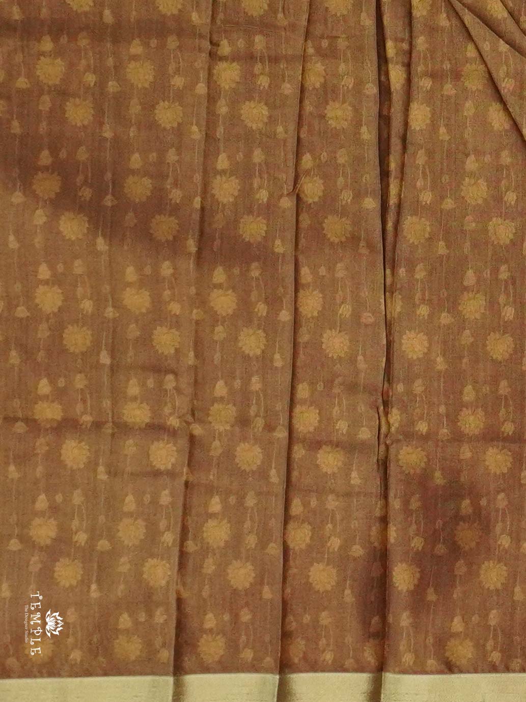 Mughal Printed Cotton Saree | TTDS2587