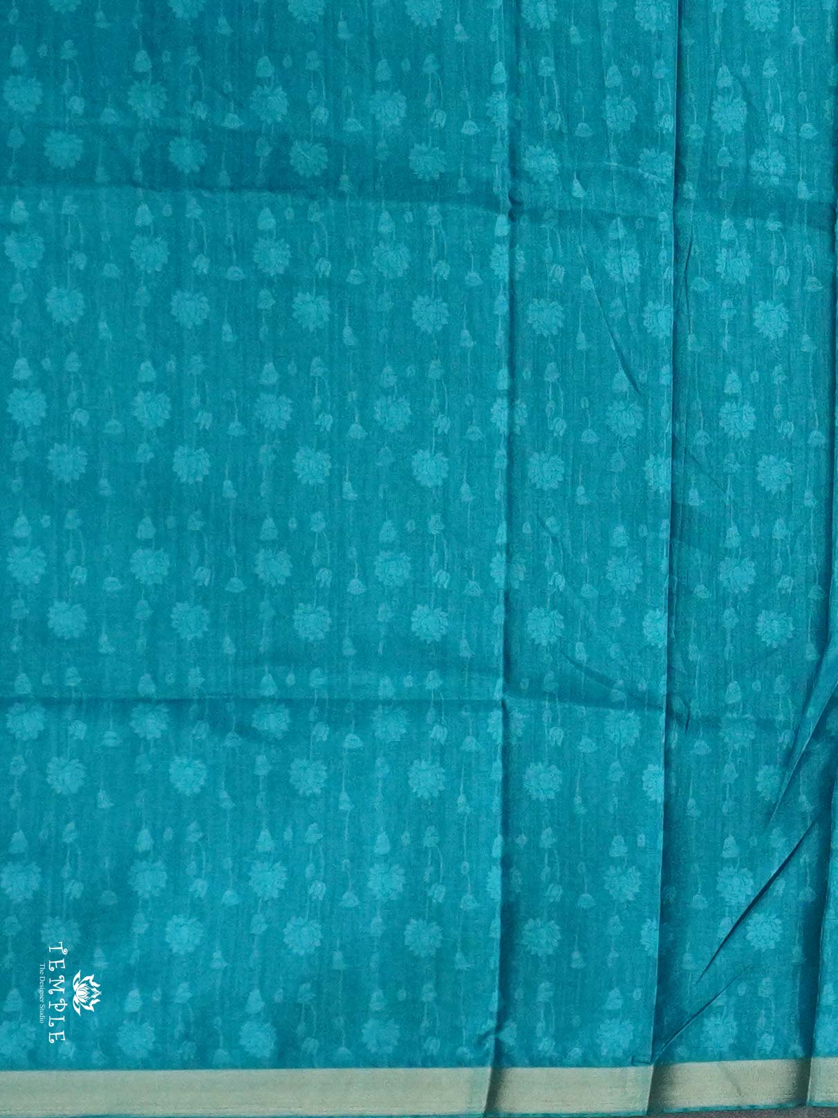 Mughal Printed Cotton Saree | TTDS2587