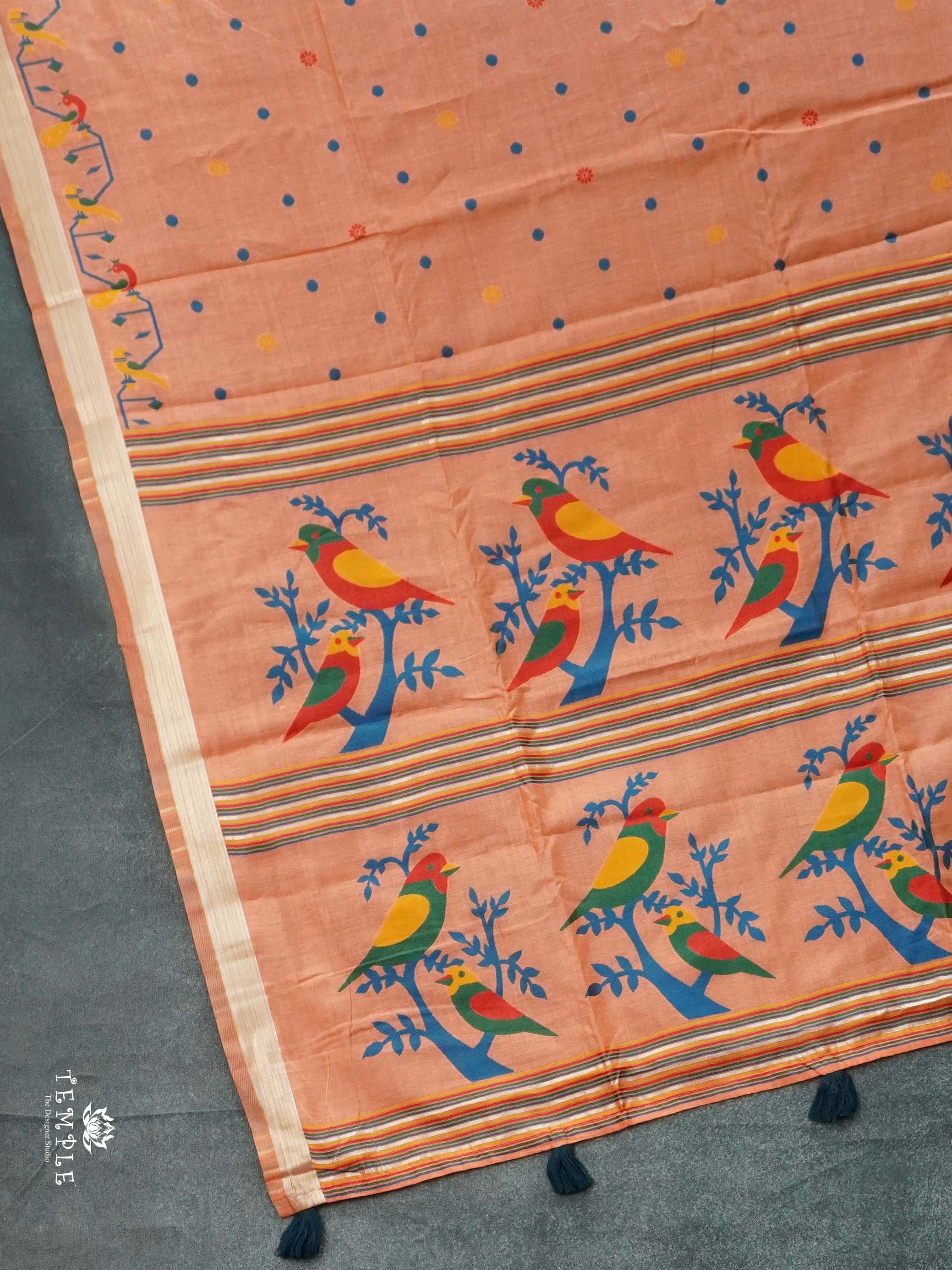 Ghicha Cotton Saree | TTDS2589