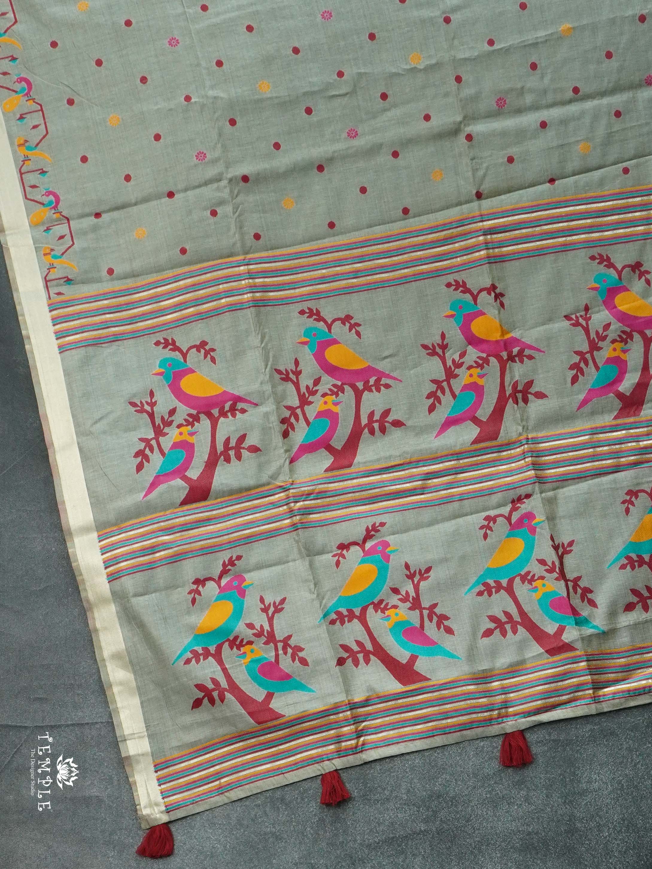 Ghicha Cotton Saree | TTDS2589