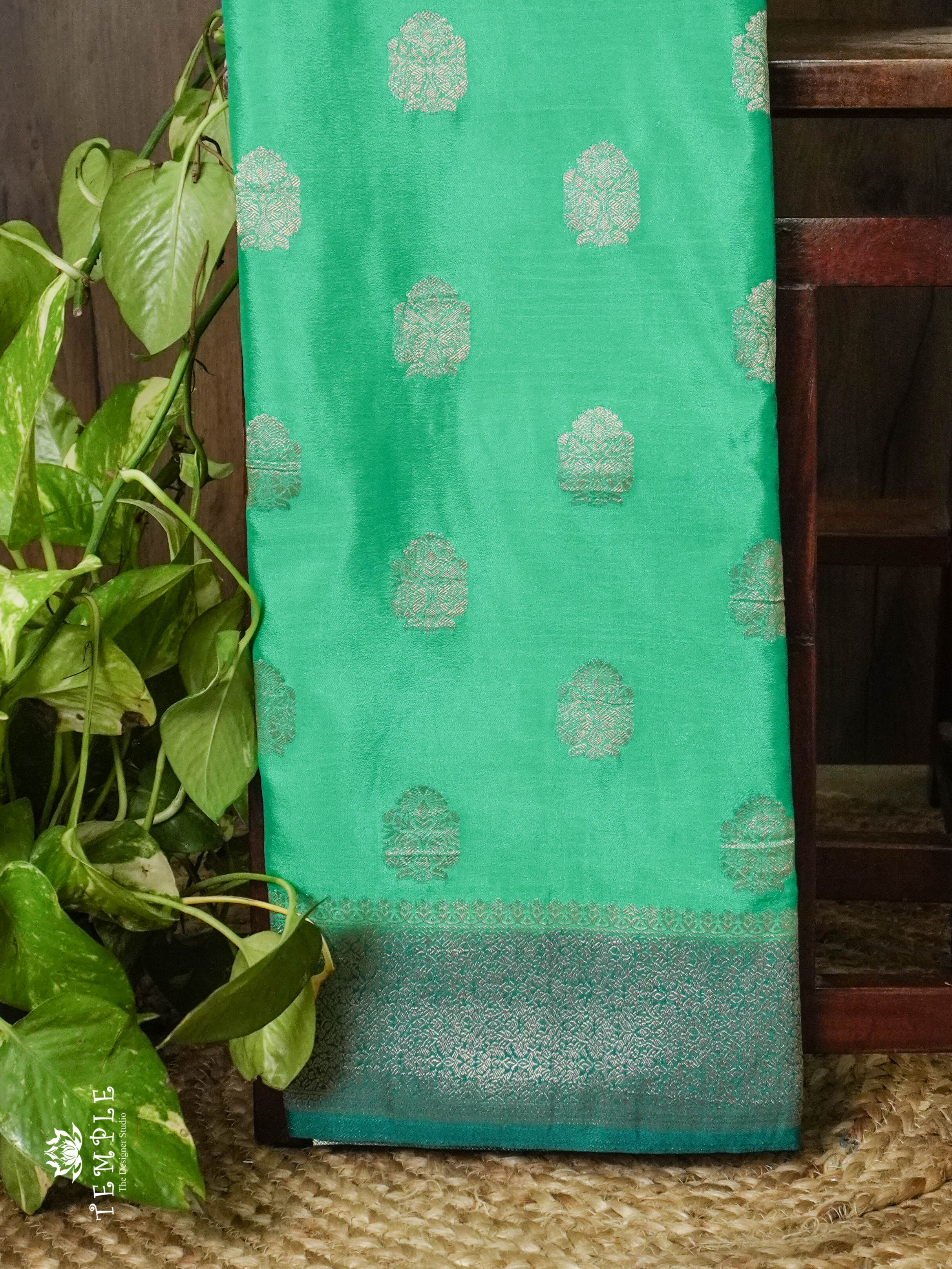 Banarasi Georgette Saree (Green) | TTDS862