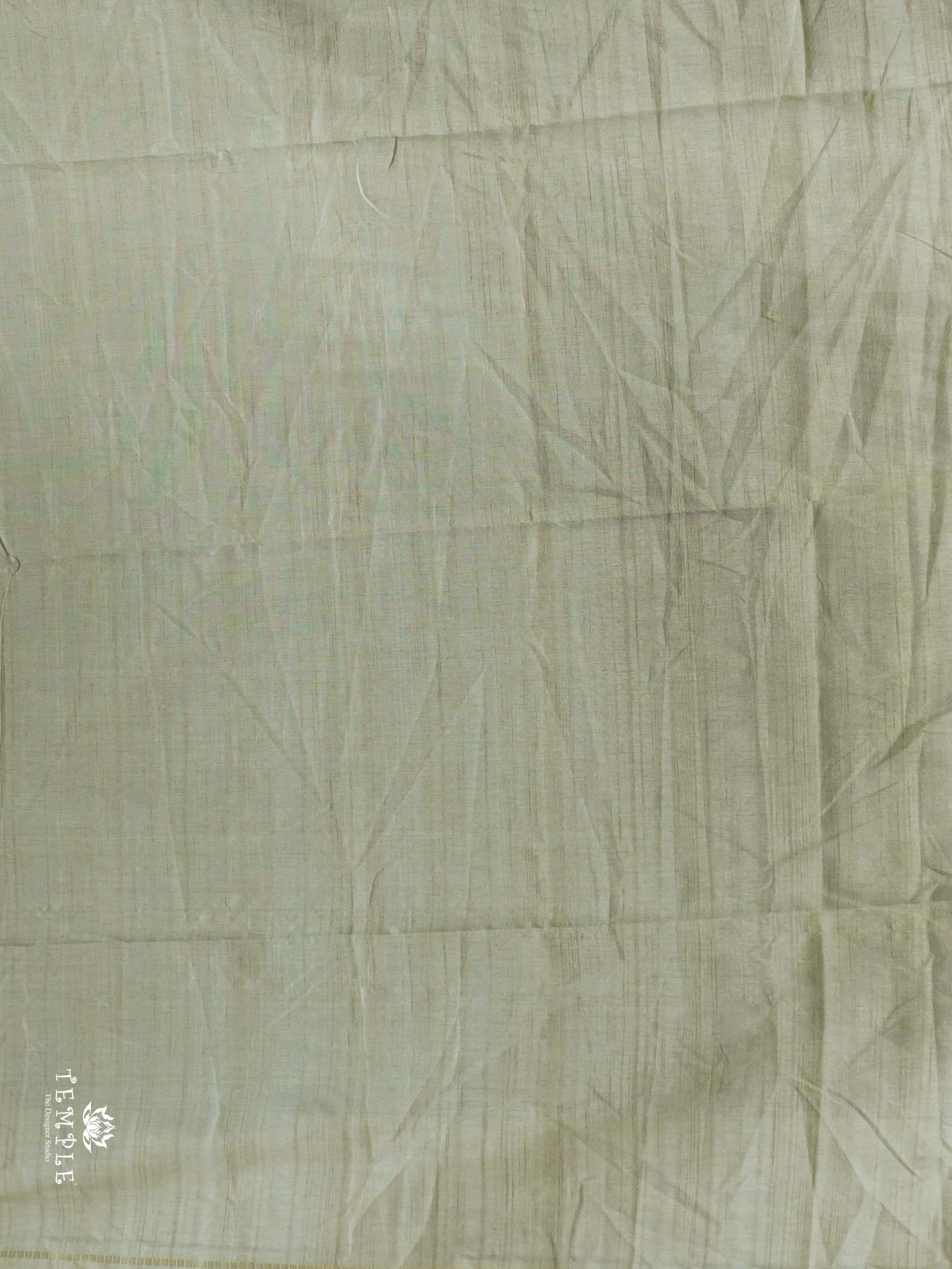 Handloom Silk Saree(Chikku colour) | TTDS2578