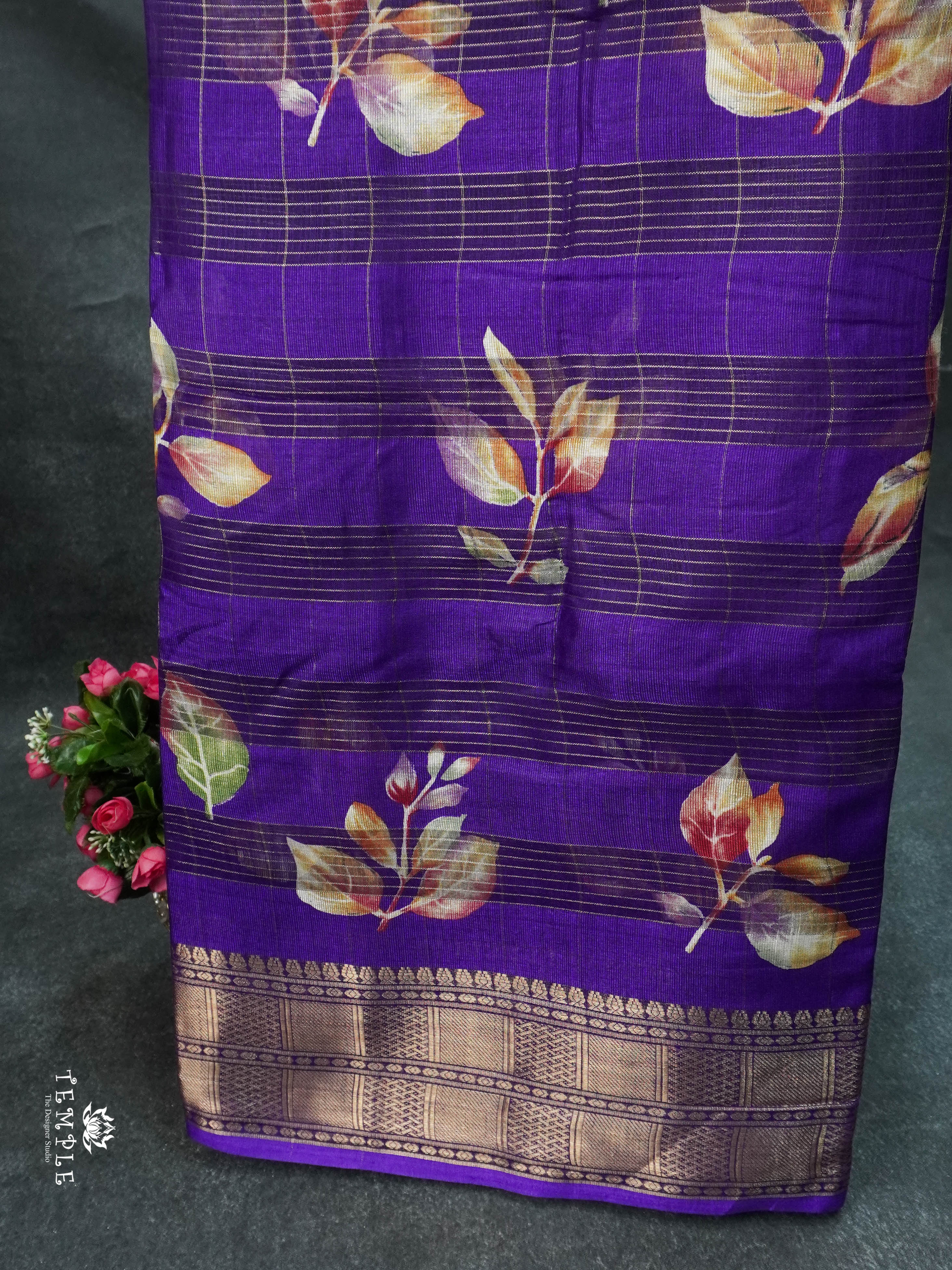 Fancy Printed Saree | TTDS1619 | Pongal Fest