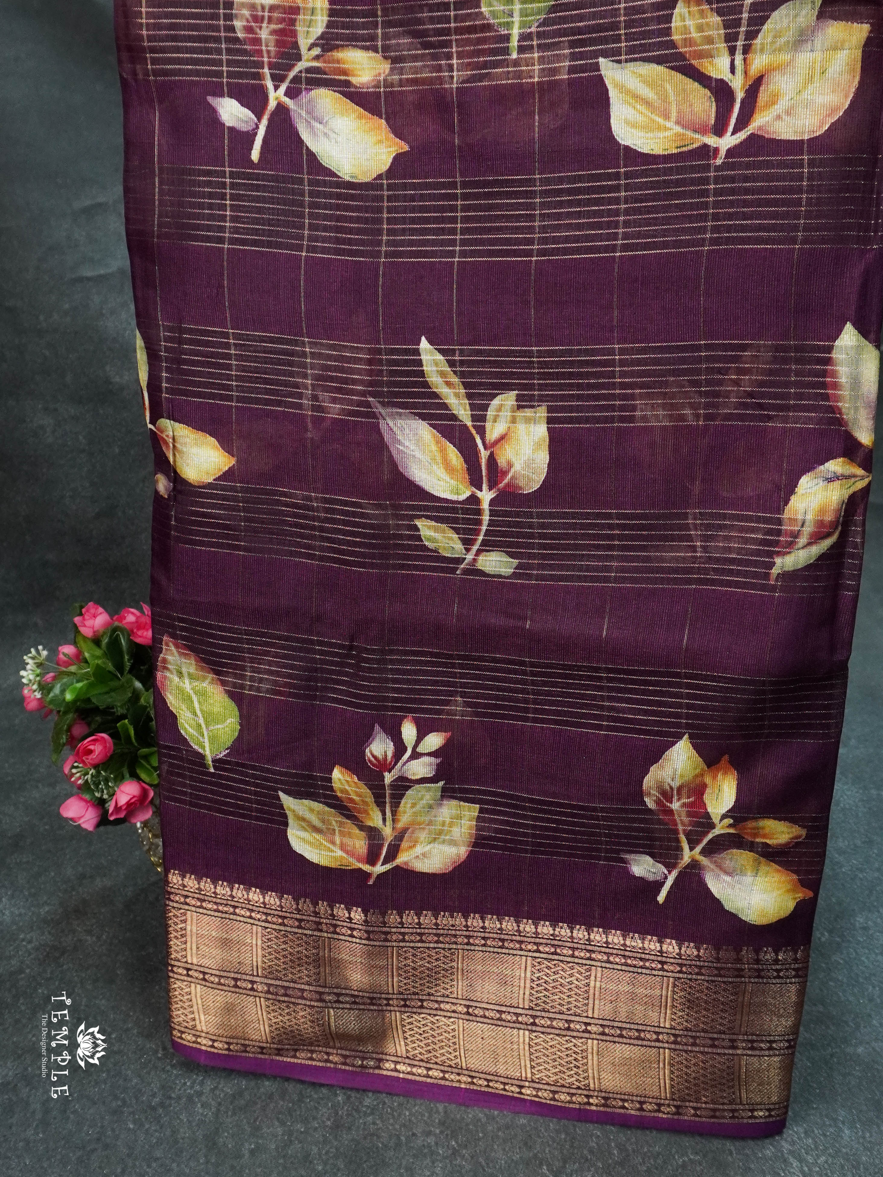 Fancy Printed Saree | TTDS1619 | Pongal Fest