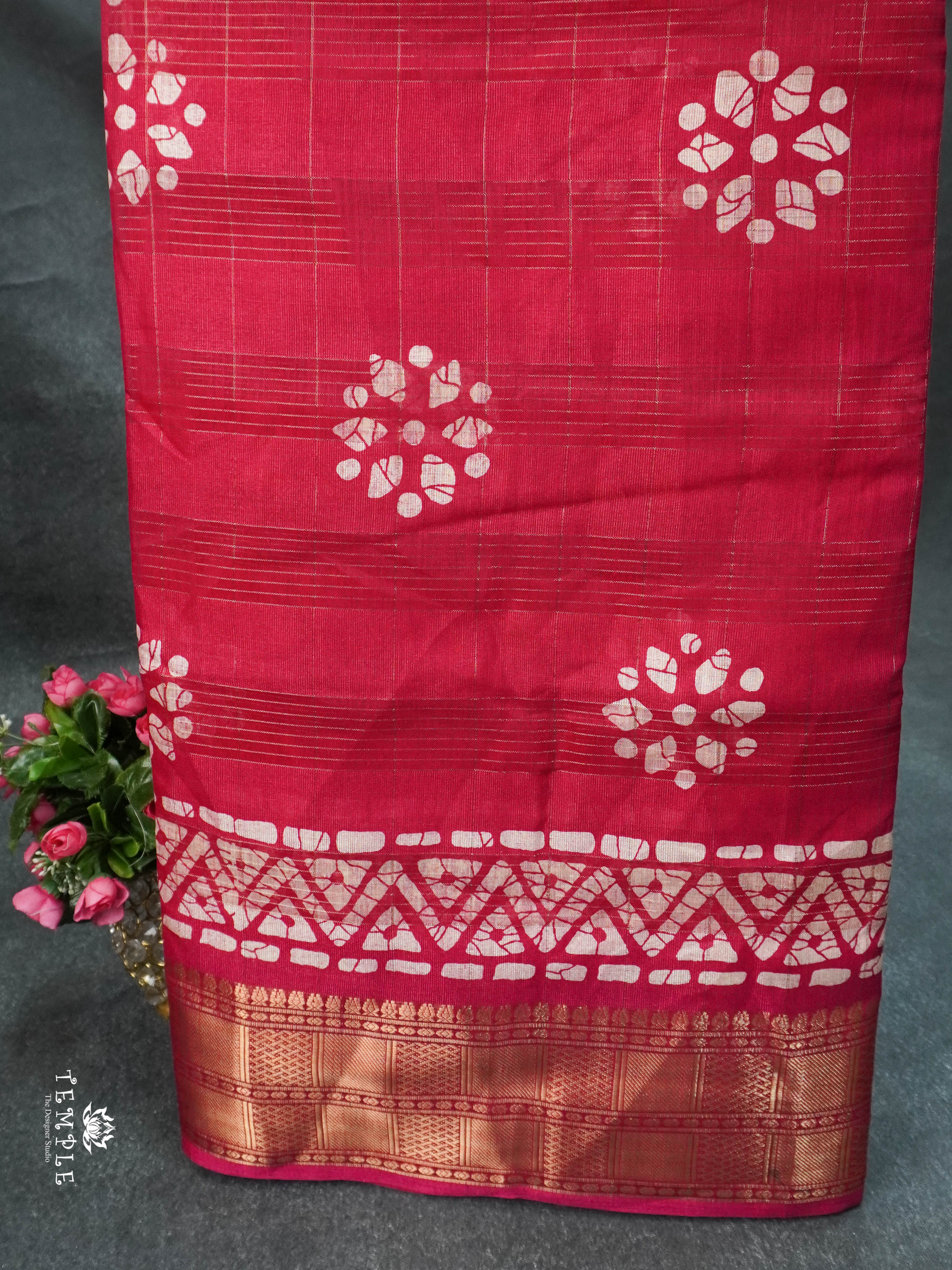 Batik Printed Saree | TTDS1620 | Pongal Fest