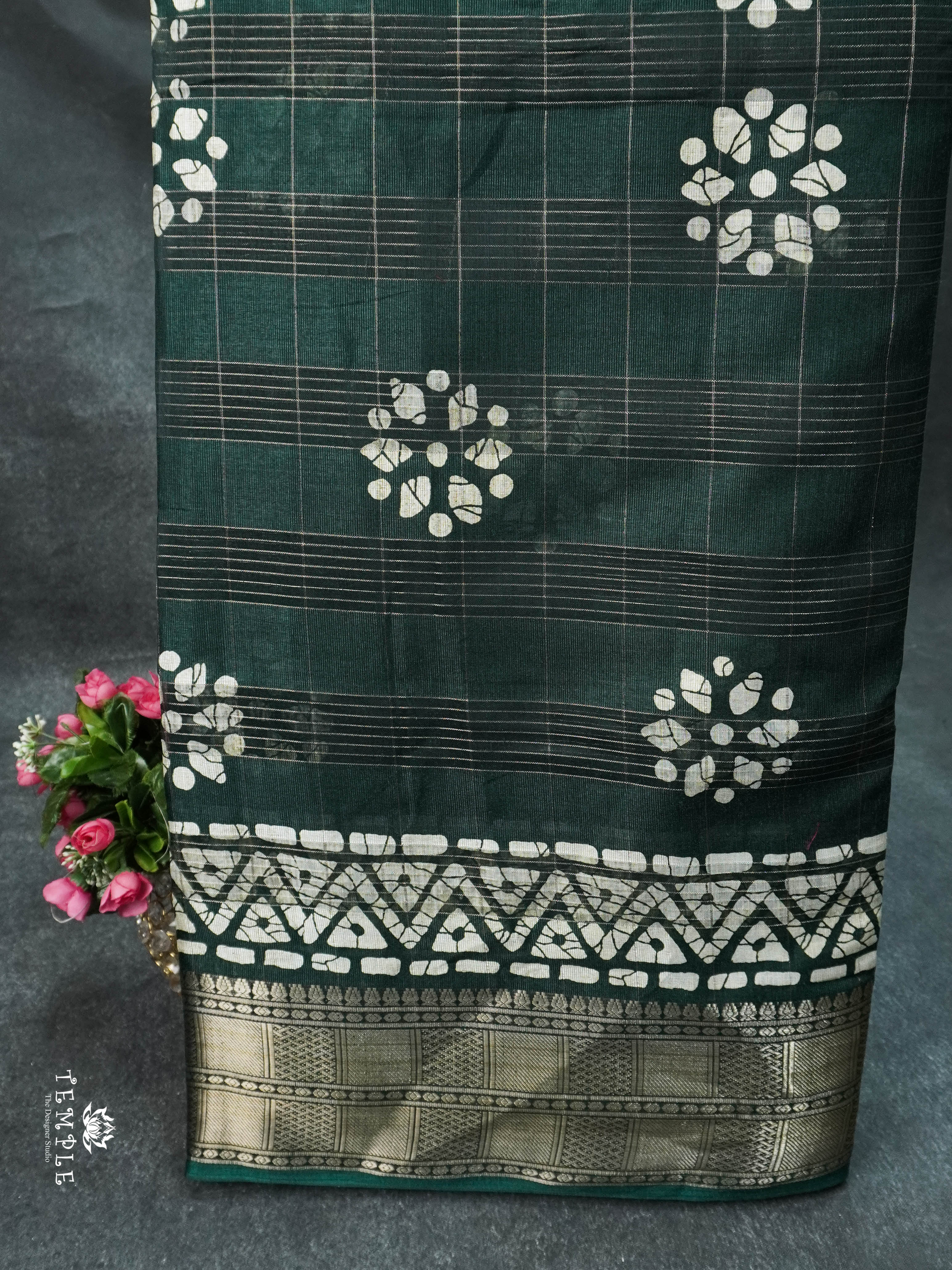 Batik Printed Saree | TTDS1620 | Pongal Fest