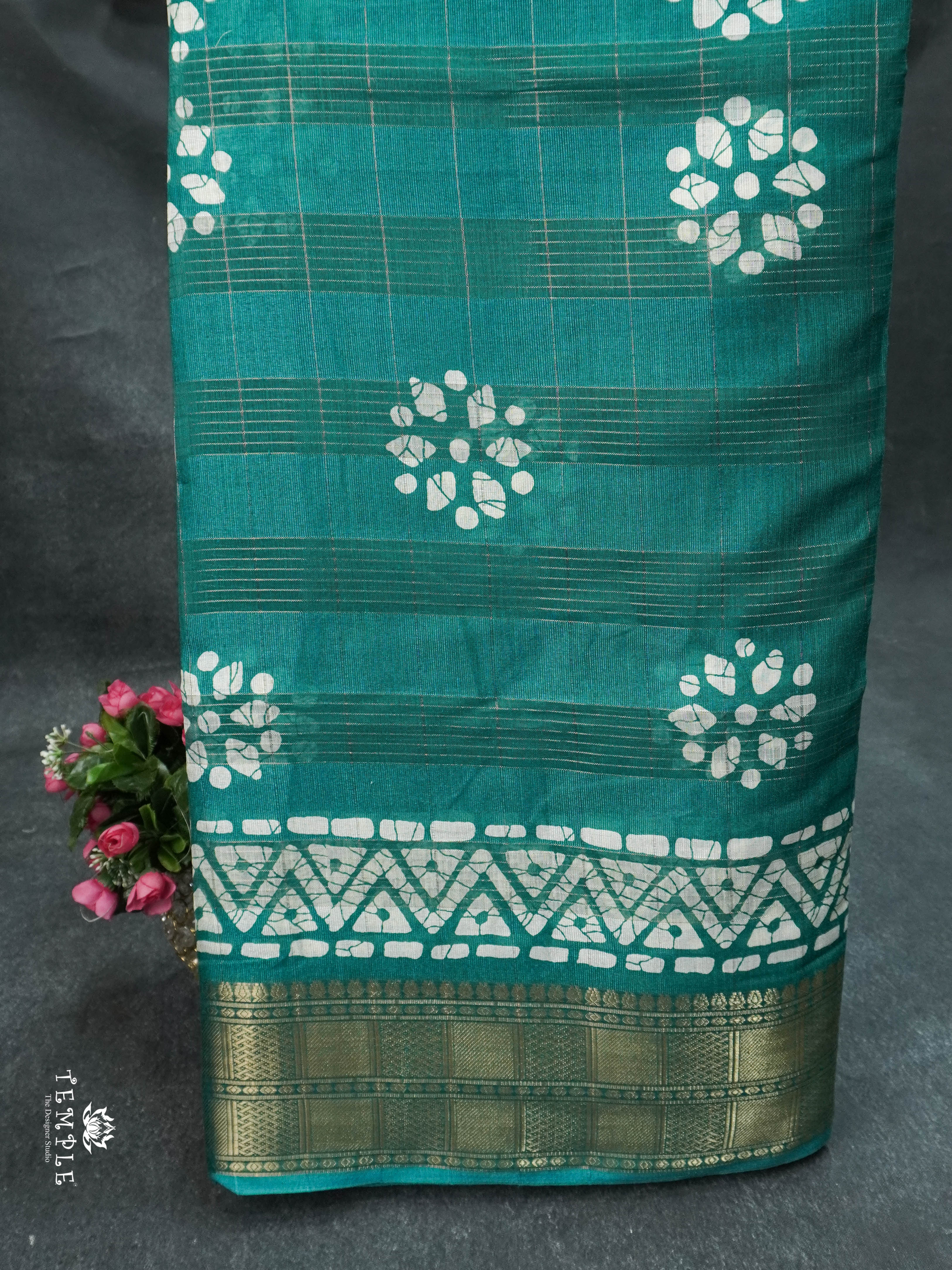 Batik Printed Saree | TTDS1620 | Pongal Fest