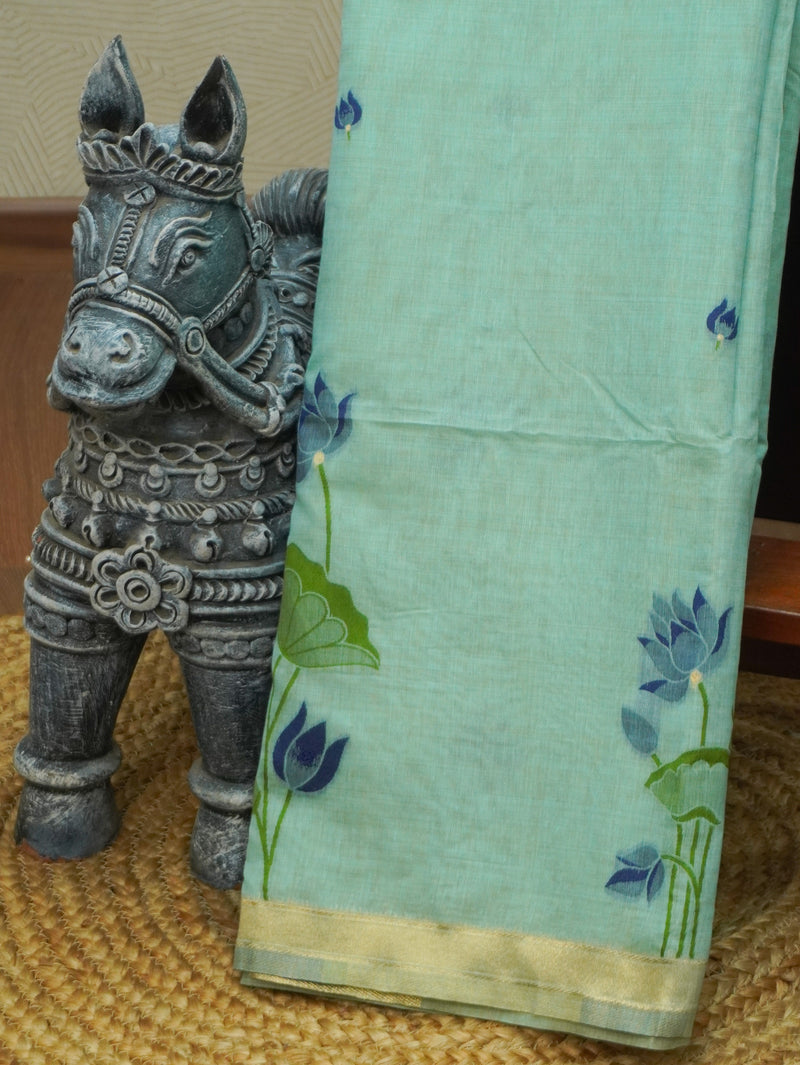 Munga Silk Cotton Saree | TTDS3502
