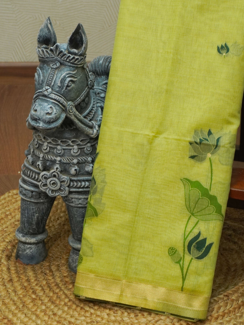 Munga Silk Cotton Saree | TTDS3502