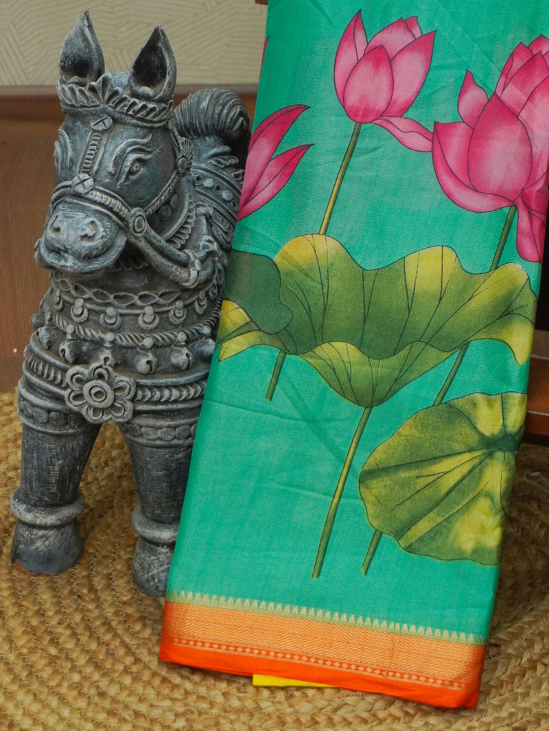 Semi Mysore Silk Saree | TTDS3494 | PRE BOOKING