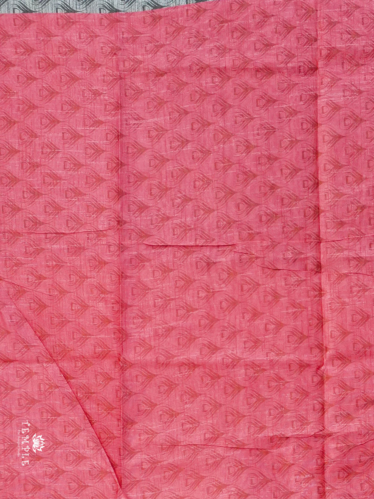 Printed Tussar Silk Saree | TTDS3069