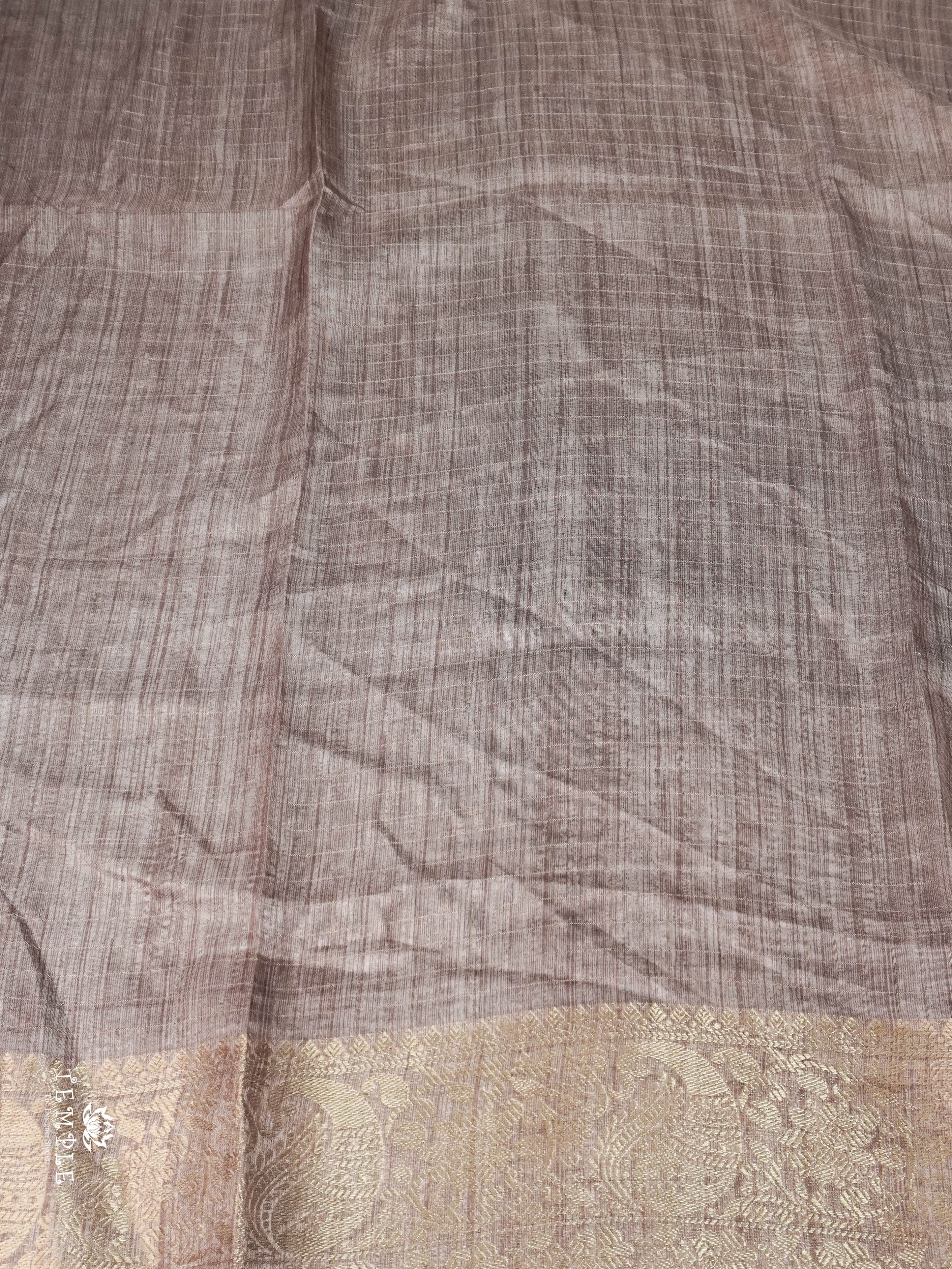 Floral Printed Checked Saree | TTDS1621 | Pongal Fest