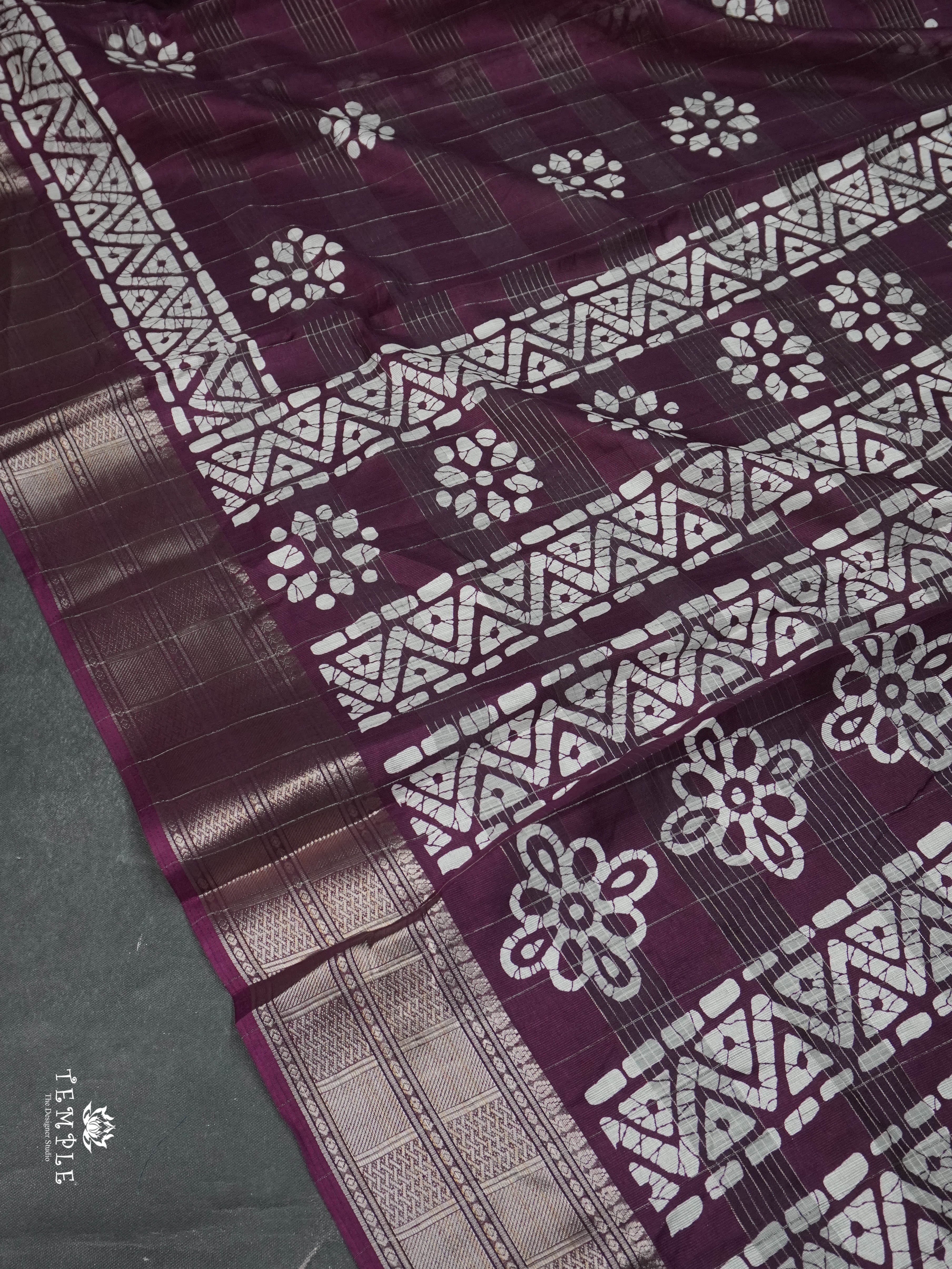 Batik Printed Saree | TTDS1620 | Pongal Fest