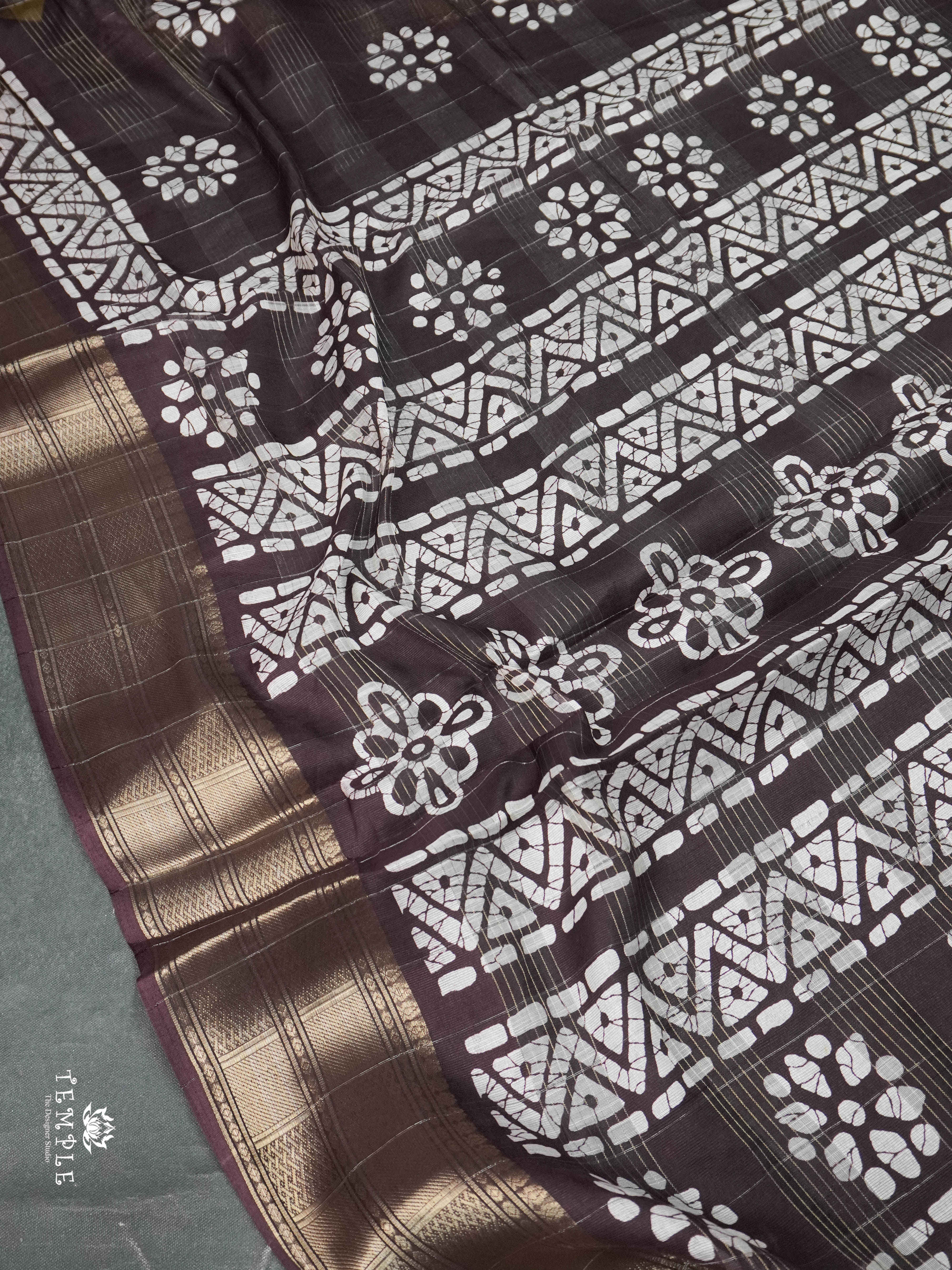 Batik Printed Saree | TTDS1620 | Pongal Fest