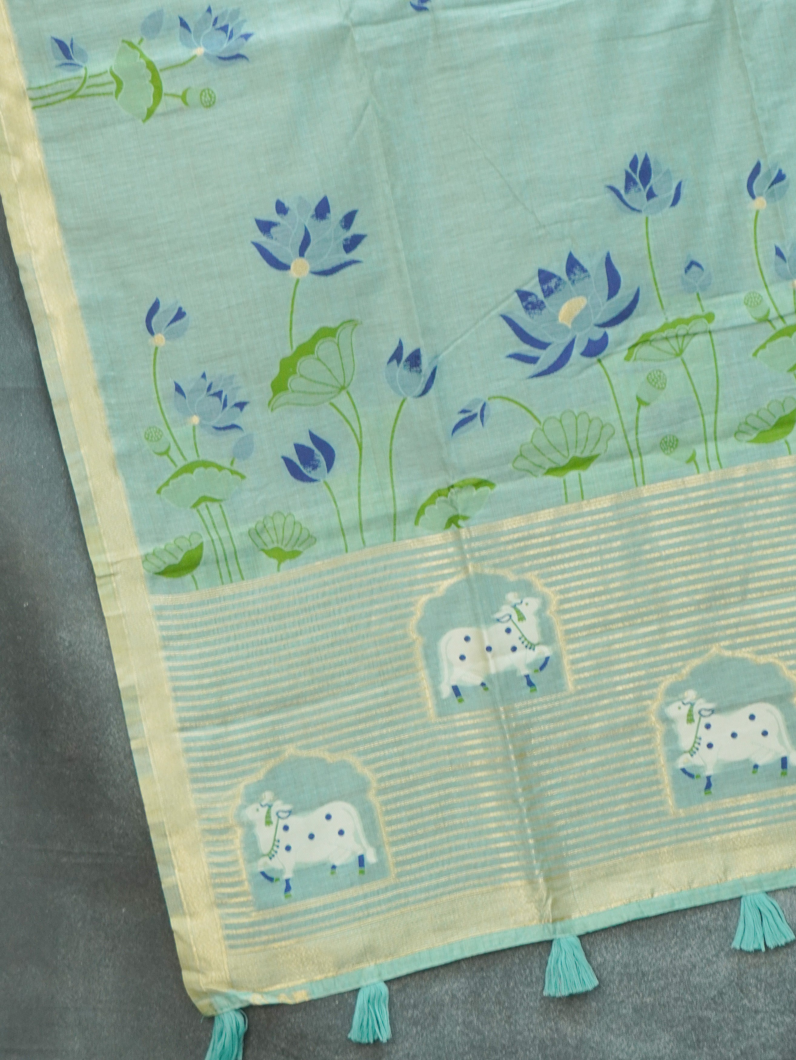 Munga Silk Cotton Saree | TTDS3502