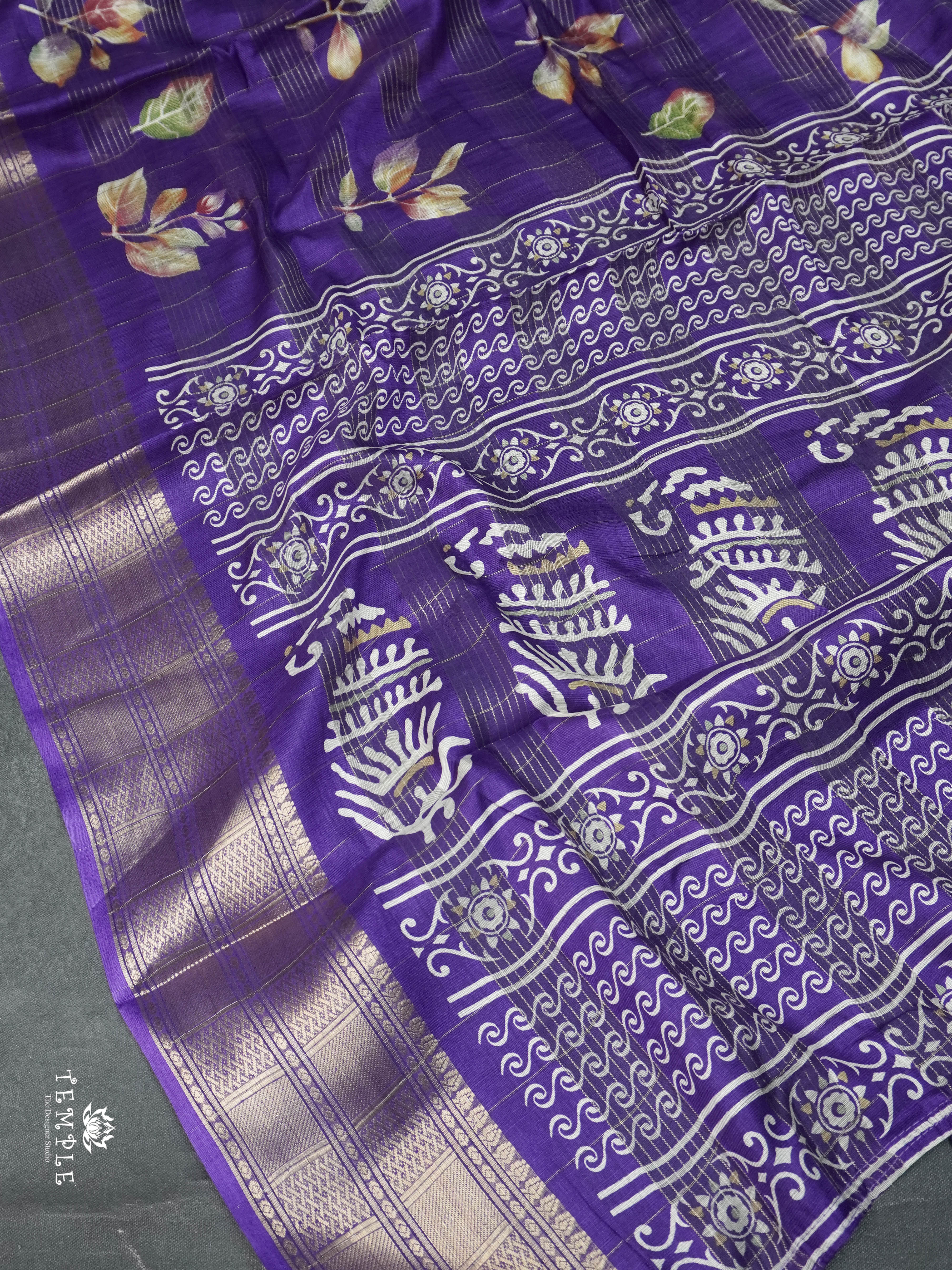 Fancy Printed Saree | TTDS1619 | Pongal Fest