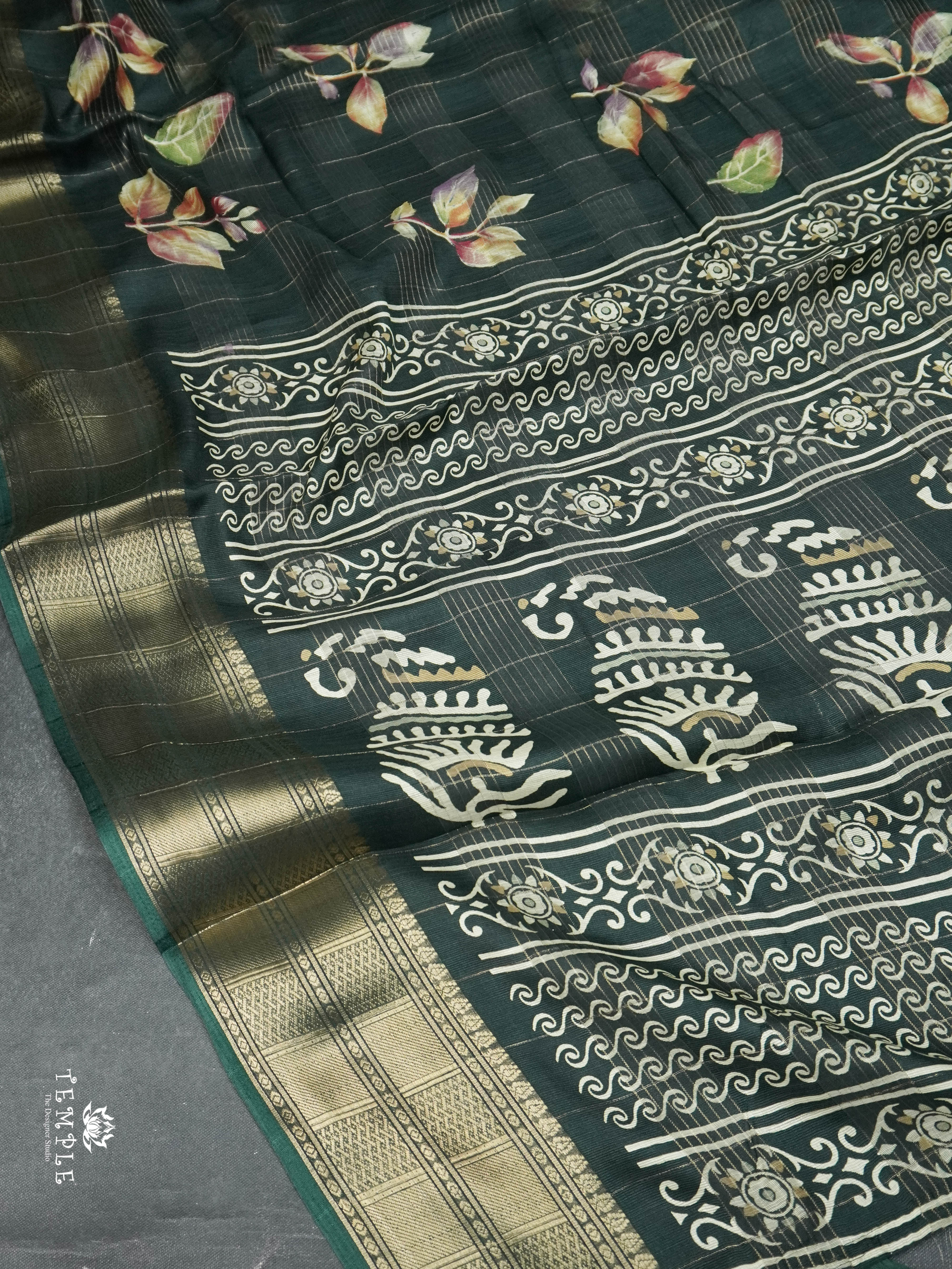 Fancy Printed Saree | TTDS1619 | Pongal Fest