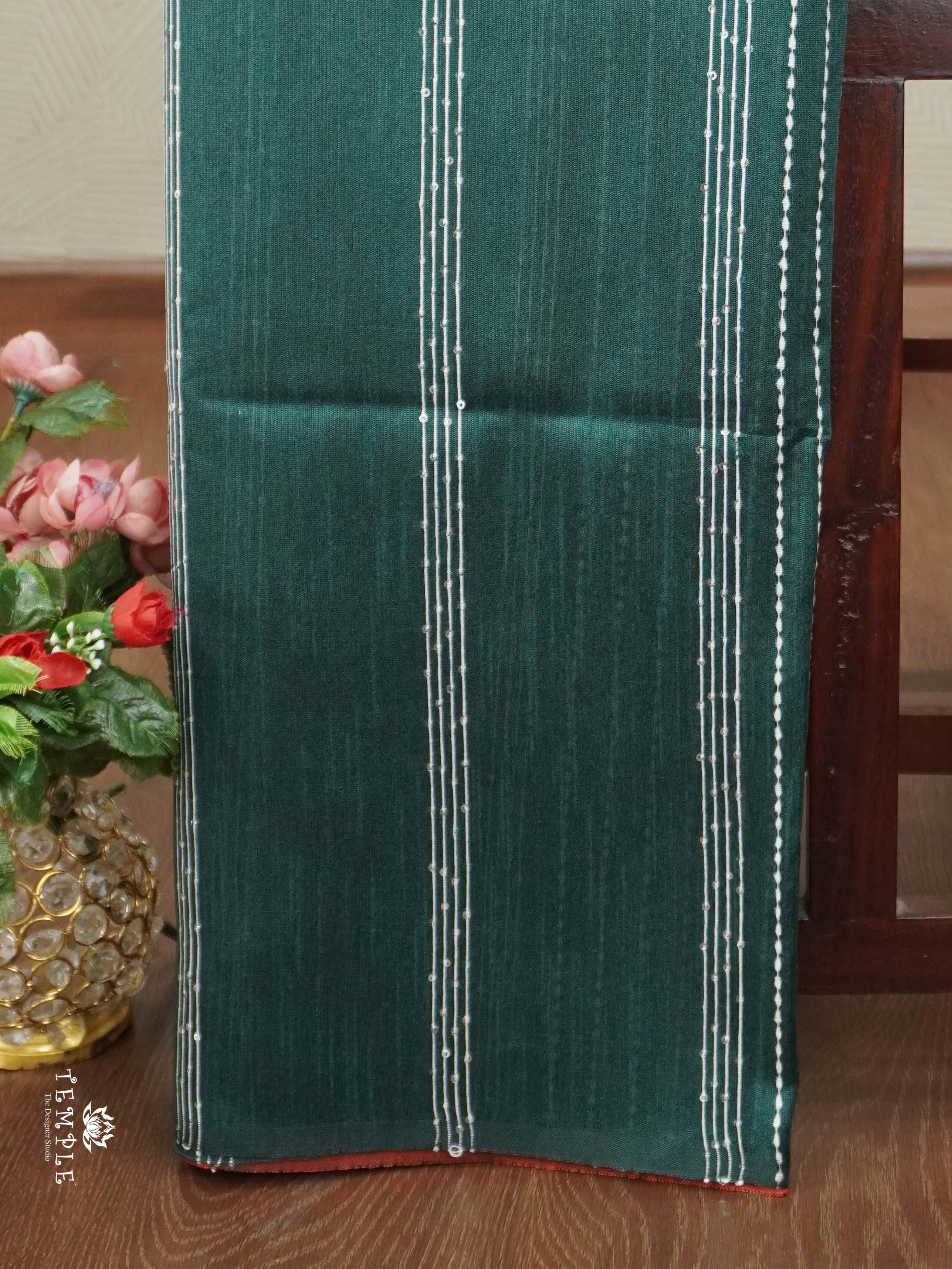 Raw Silk Saree with sequins Work | TTDS2100
