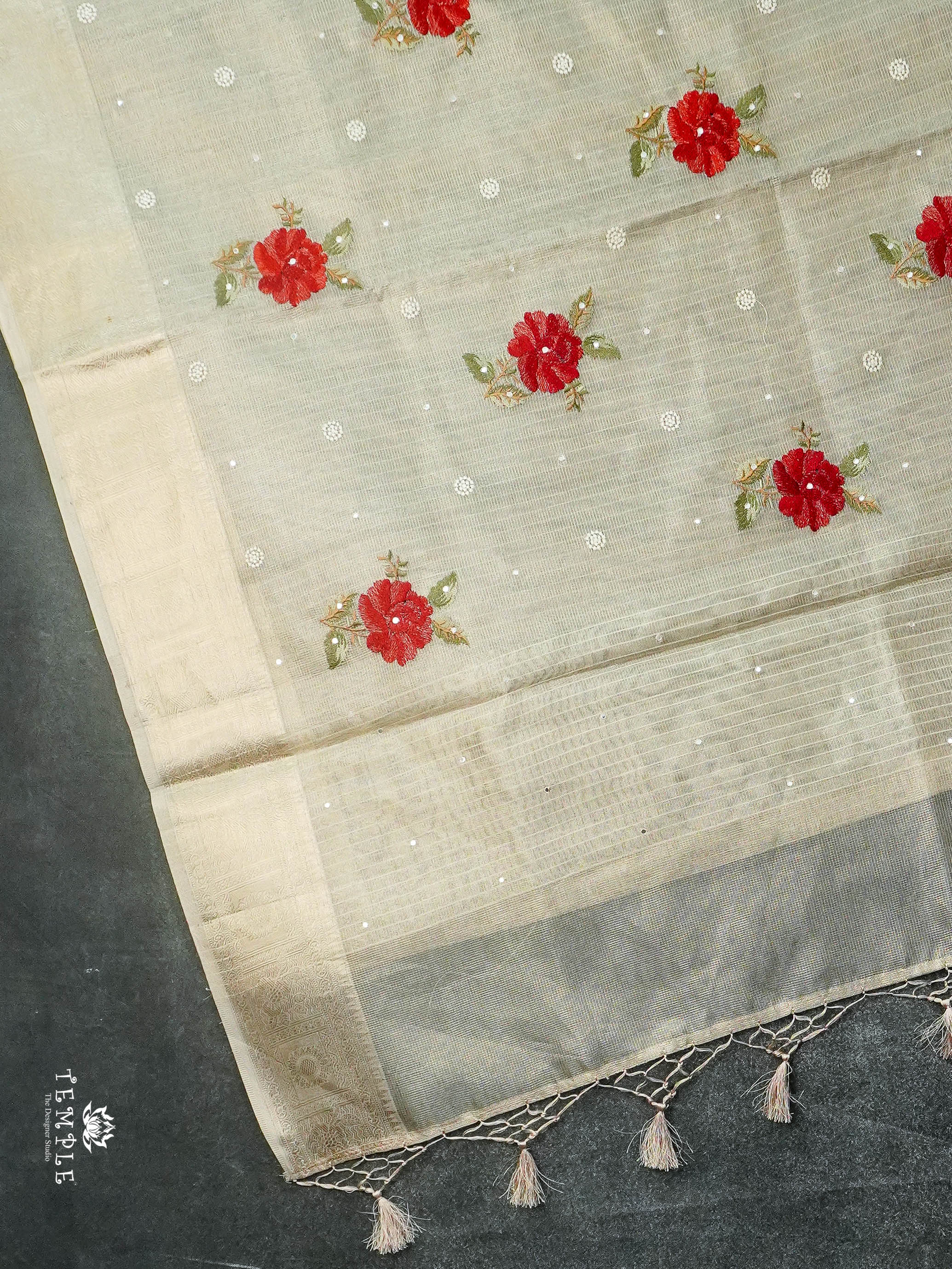 Tissue Zari Kota Saree | TTDS3071