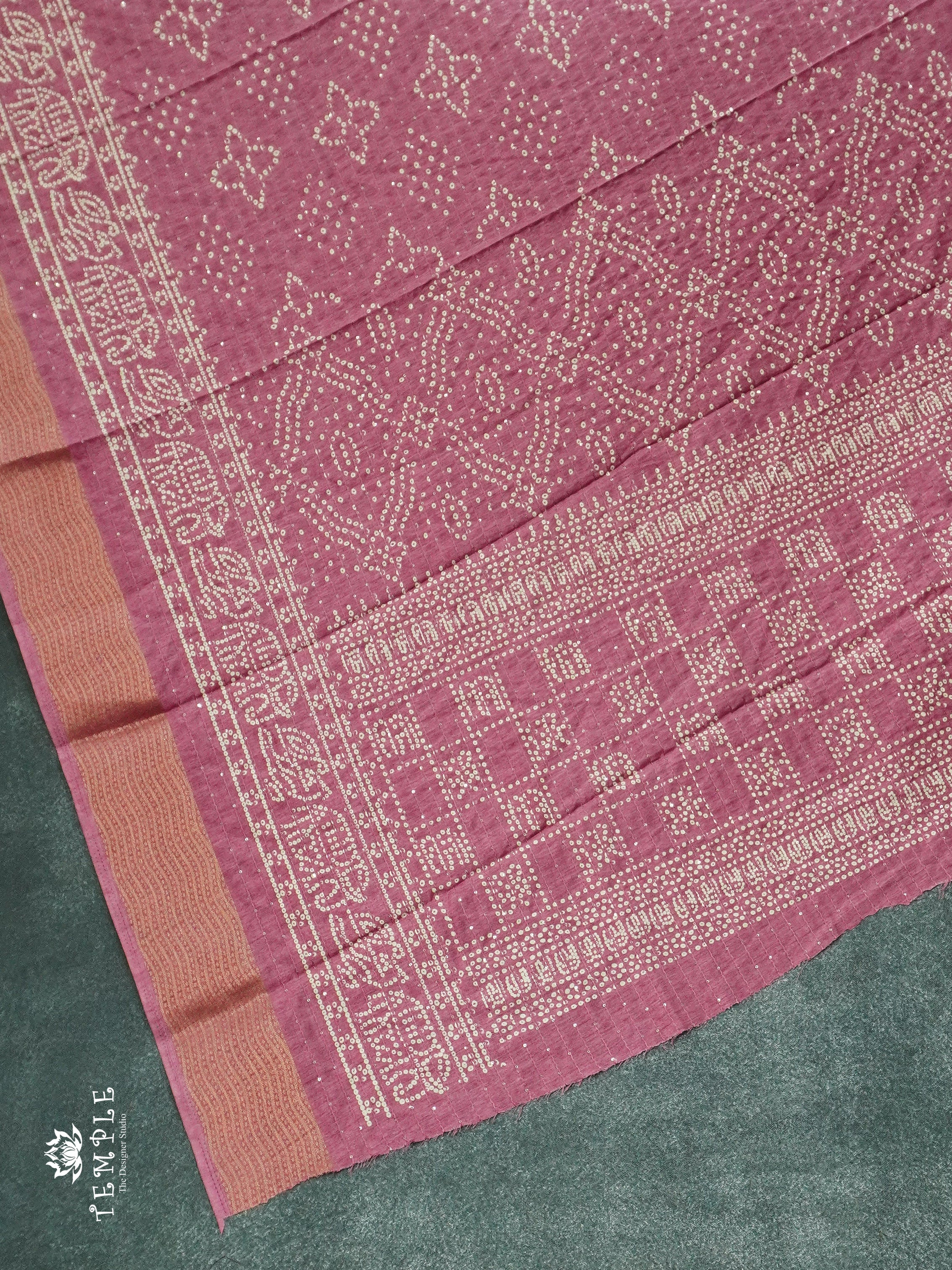 Sequins Kadhi Silk Saree  | TTDS1203 | Sparkling Deals