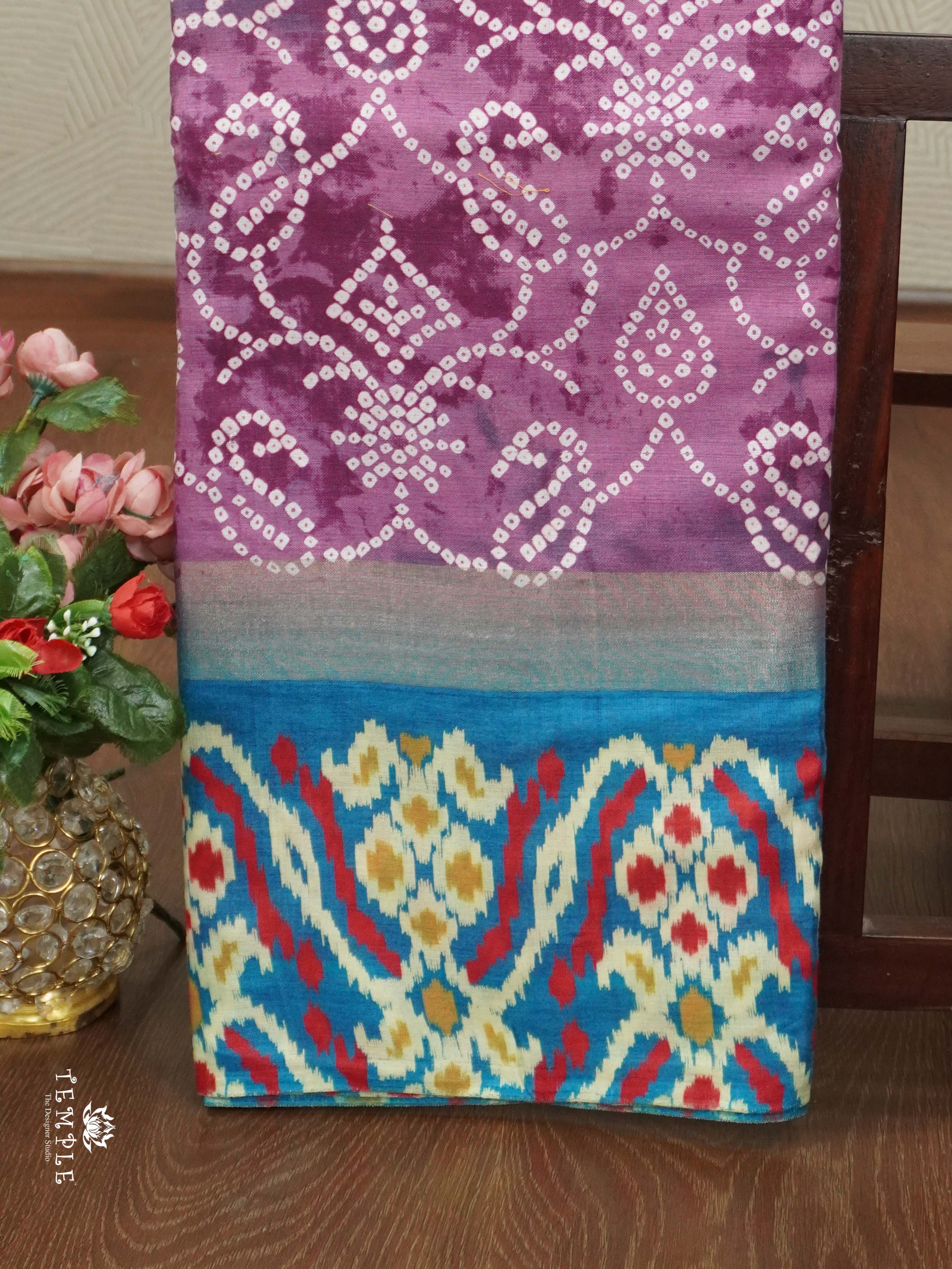 Printed Binny Silk Saree | TTDS2608