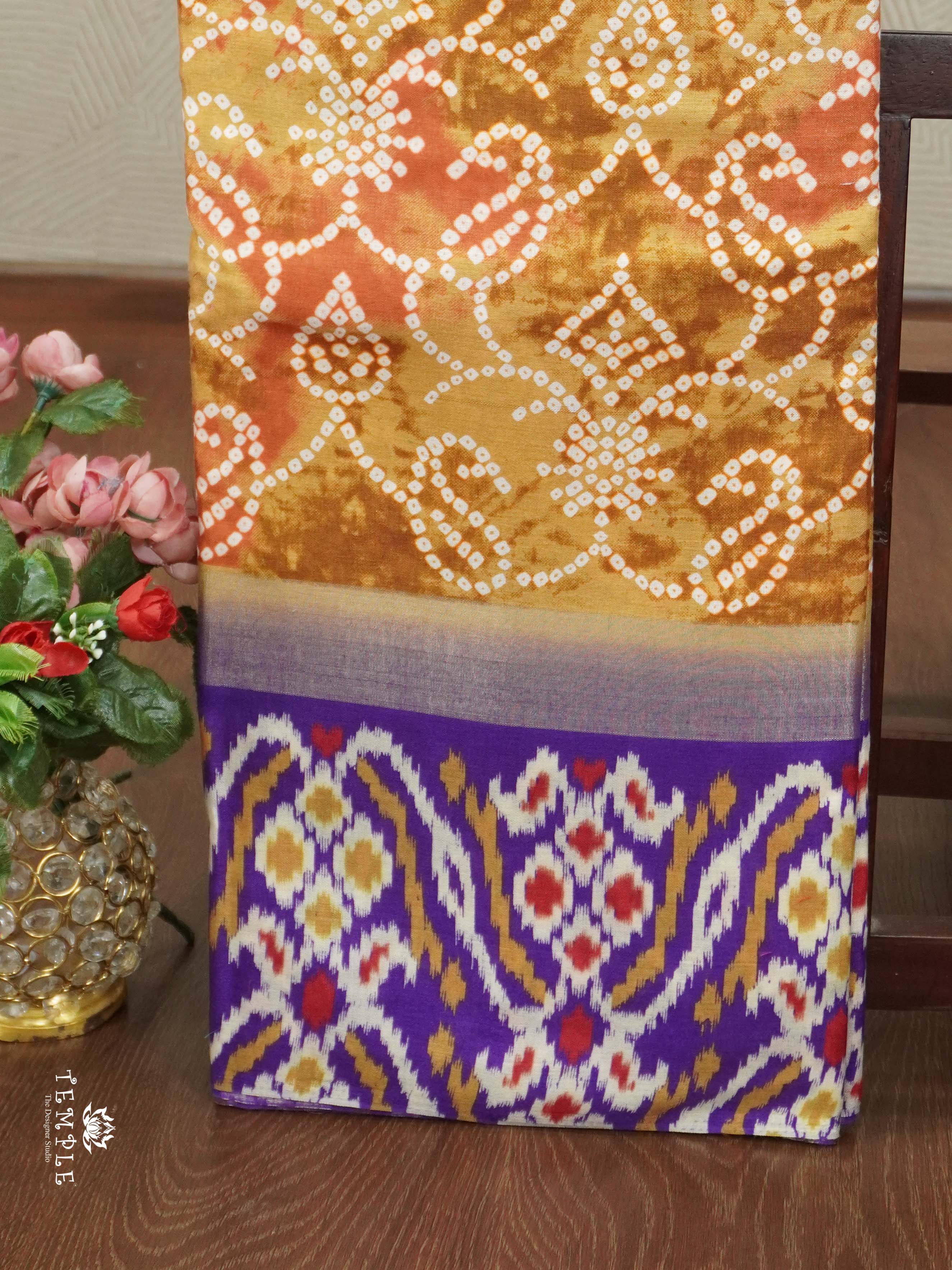 Printed Binny Silk Saree | TTDS2608