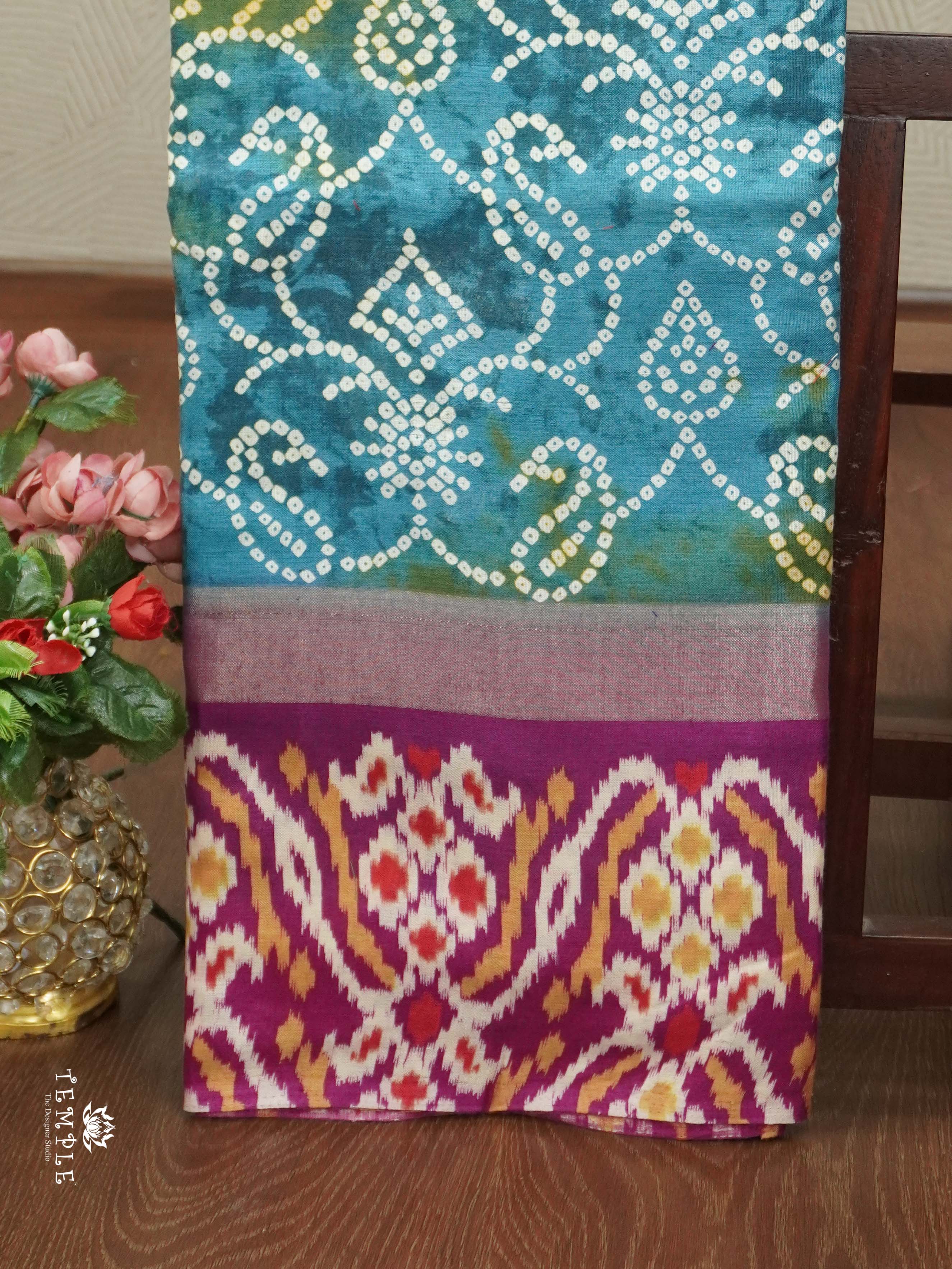 Printed Binny Silk Saree | TTDS2608