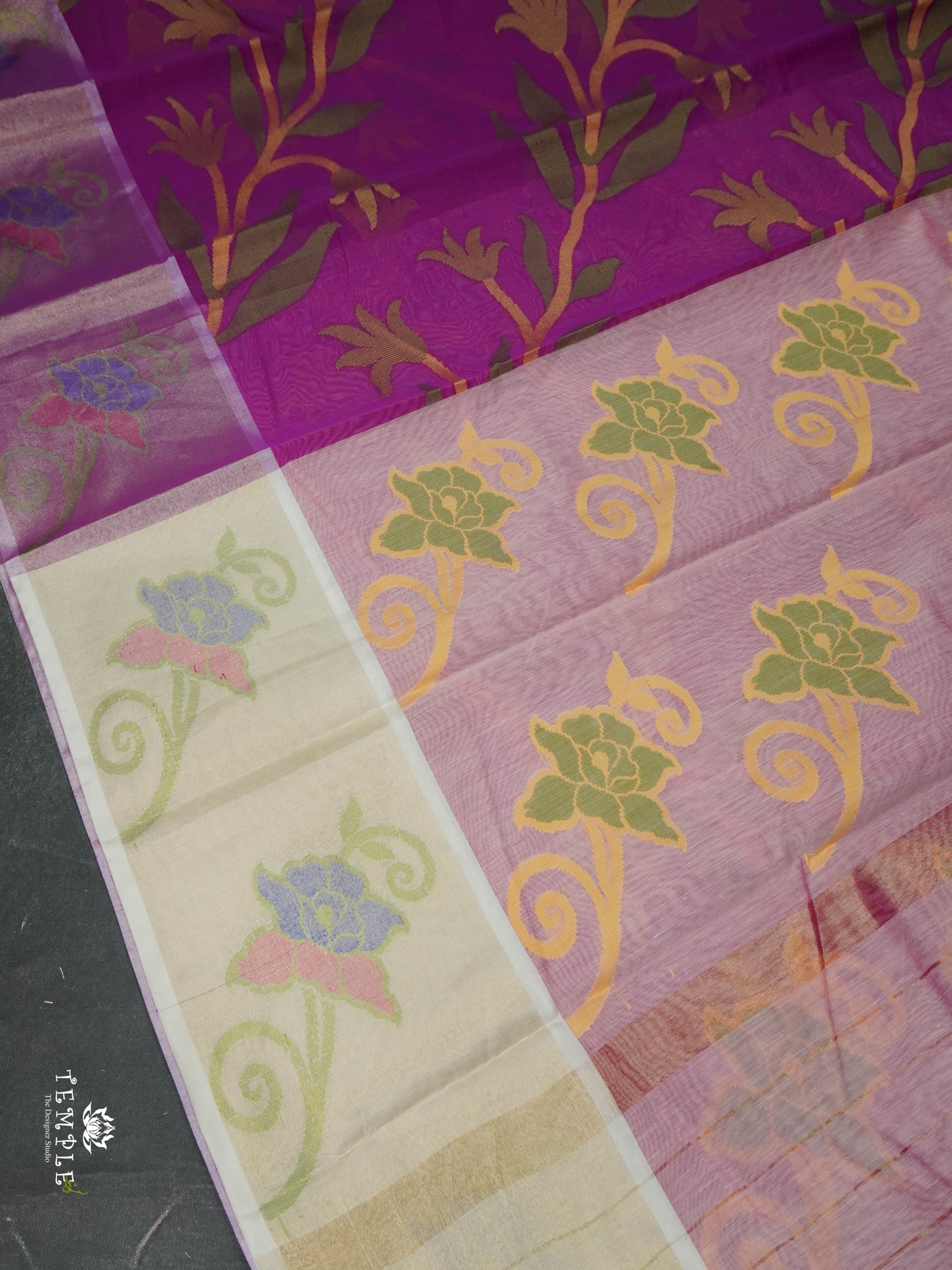 Ikkat Pochampally Saree  | TTDS1103 | Pongal Fest