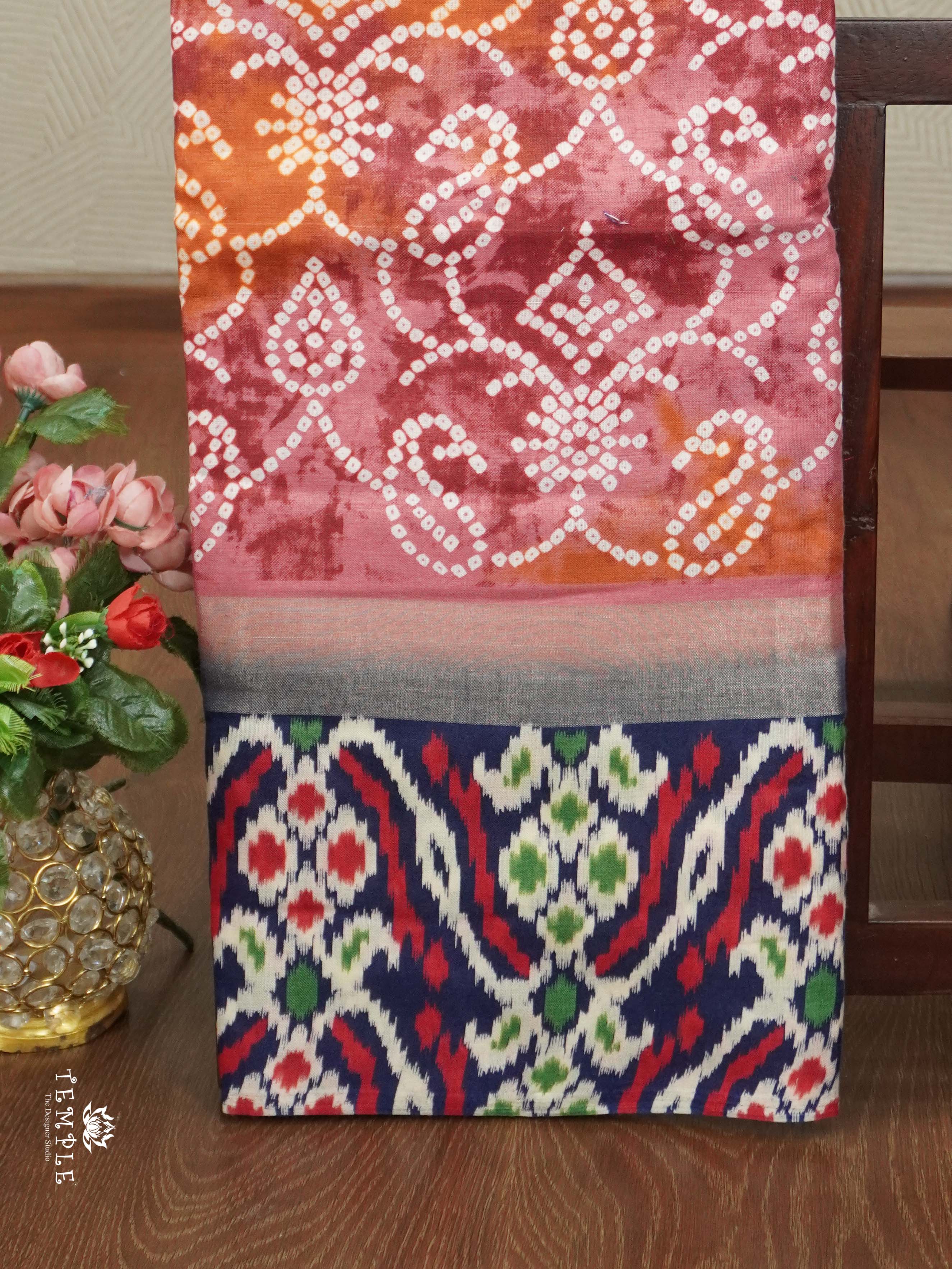 Printed Binny Silk Saree | TTDS2608