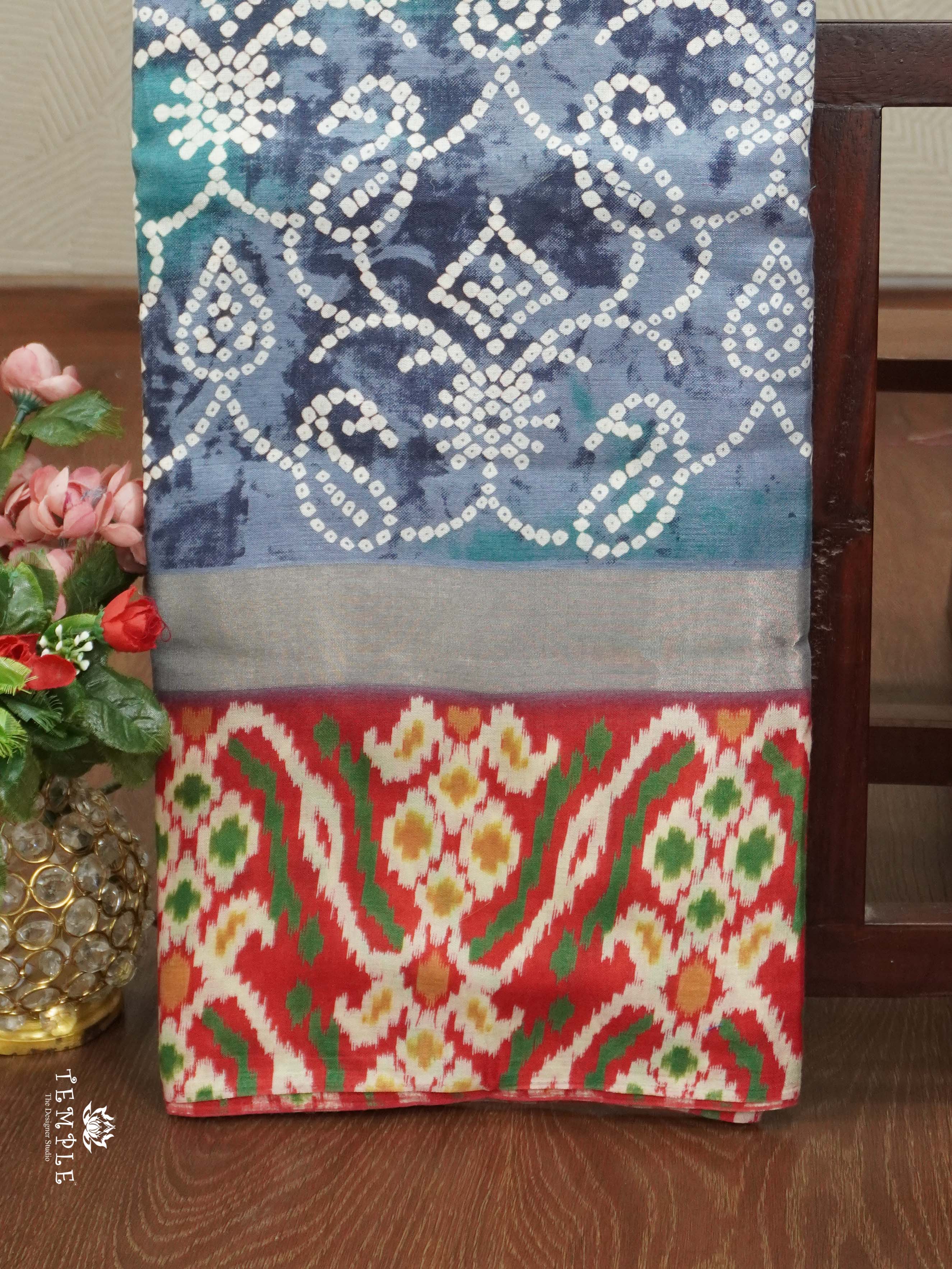 Printed Binny Silk Saree | TTDS2608