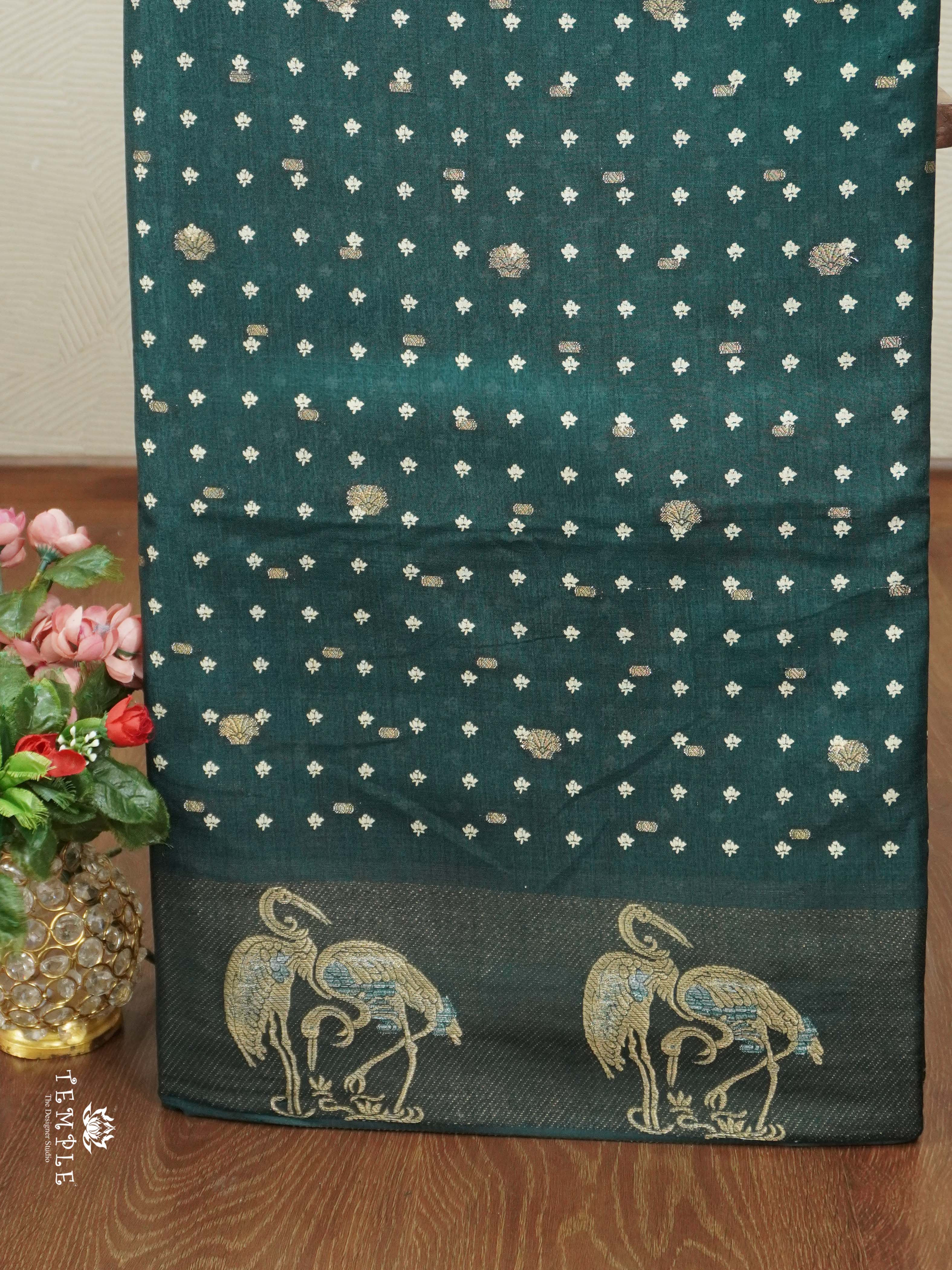 Printed Tussar Saree | TTDS2606