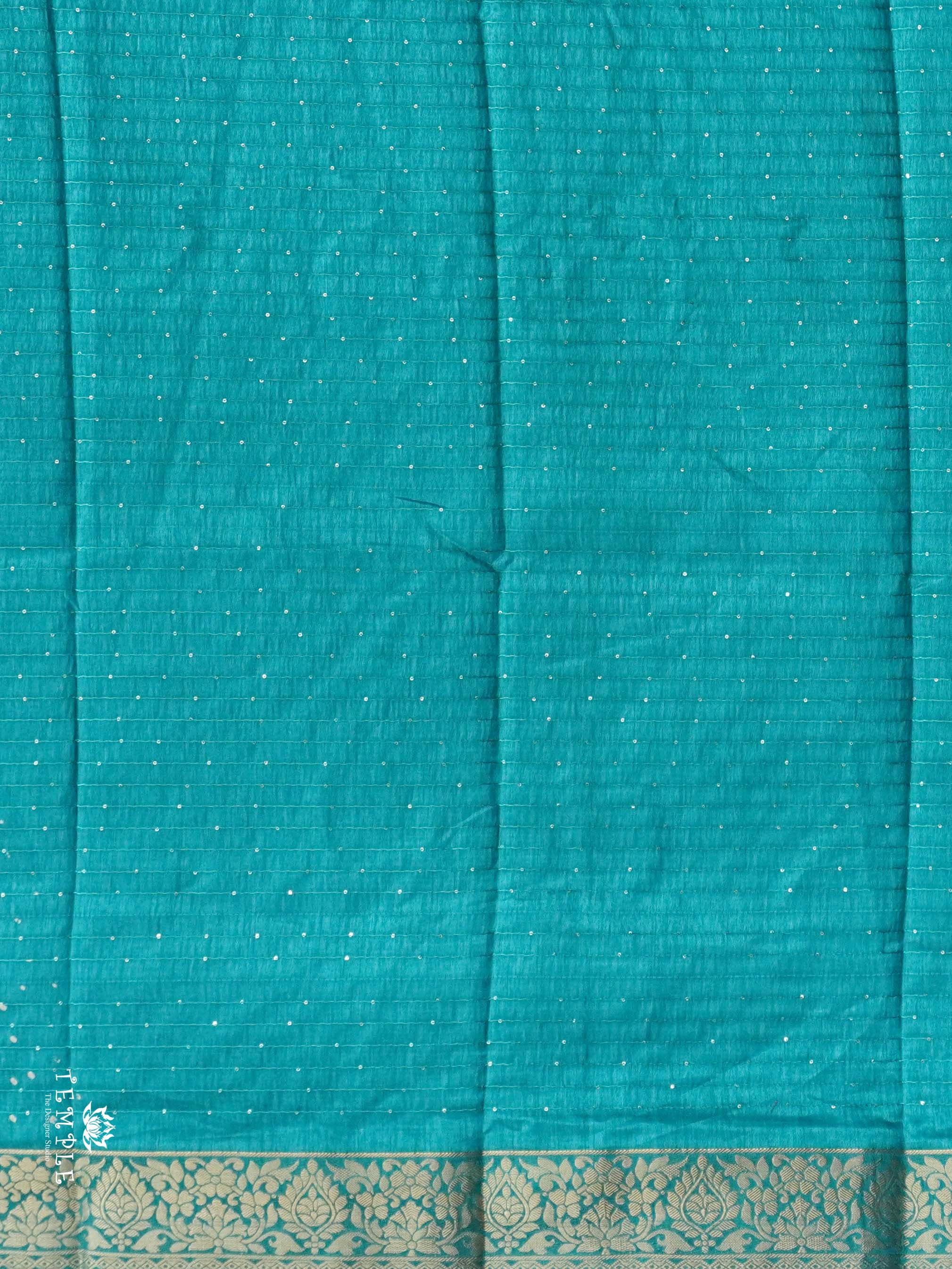 Sequins Semi Tussar Saree | TTDS2592